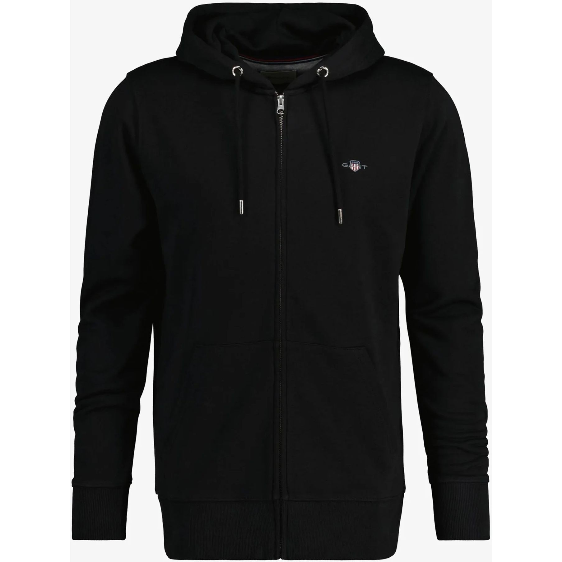 GANT Džemperis moterims, Juoda, REL SHIELD ZIP HOODIE 1