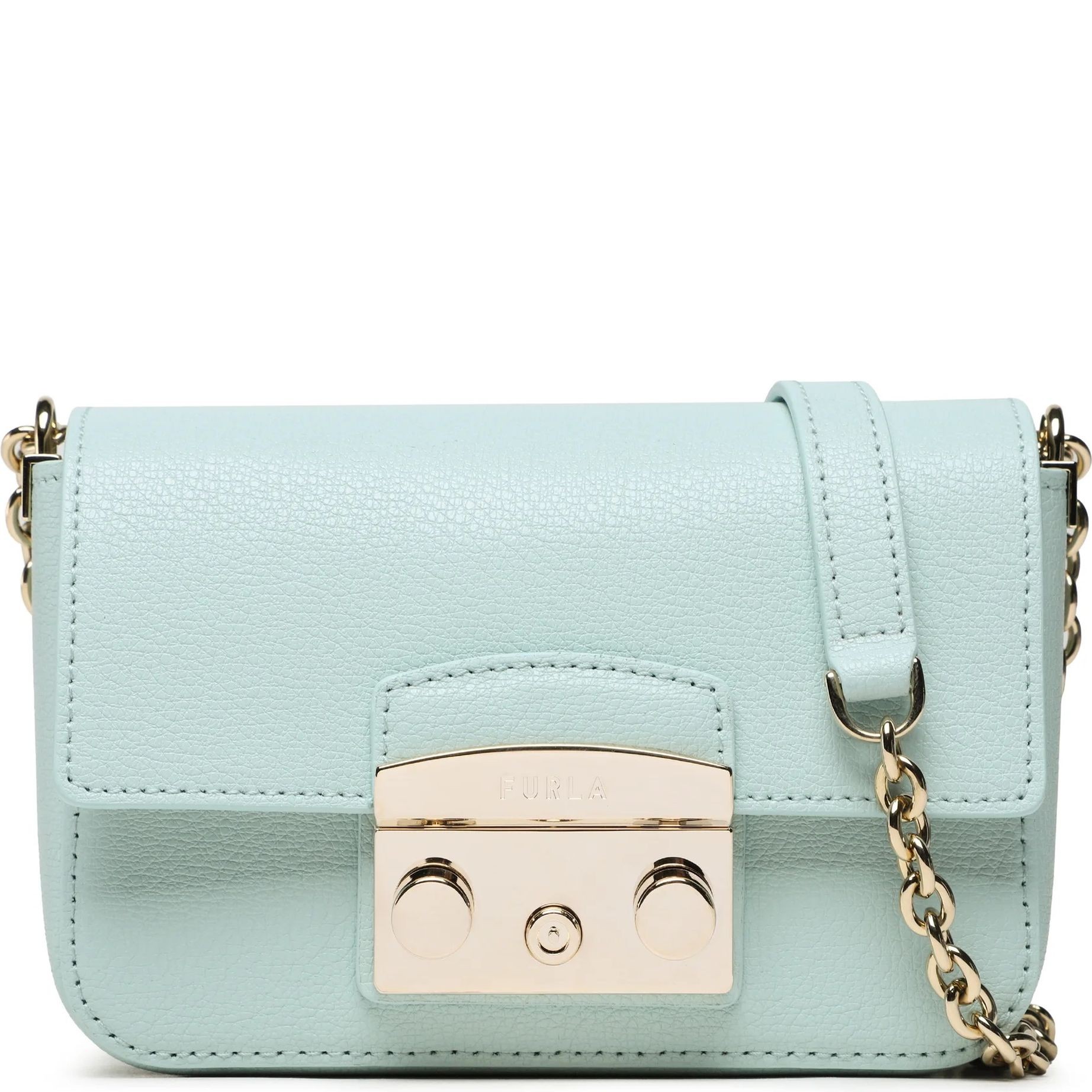 FURLA Rankinė per petį moterims, Žalia, Metropolis mini crossbody 1