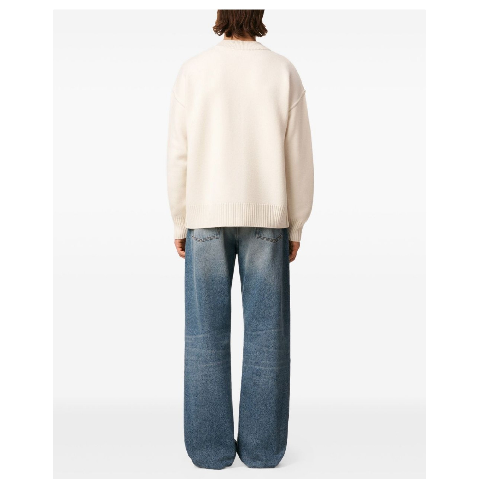 AMI PARIS Kardiganas, Marga, Cardigan with contrasted 2