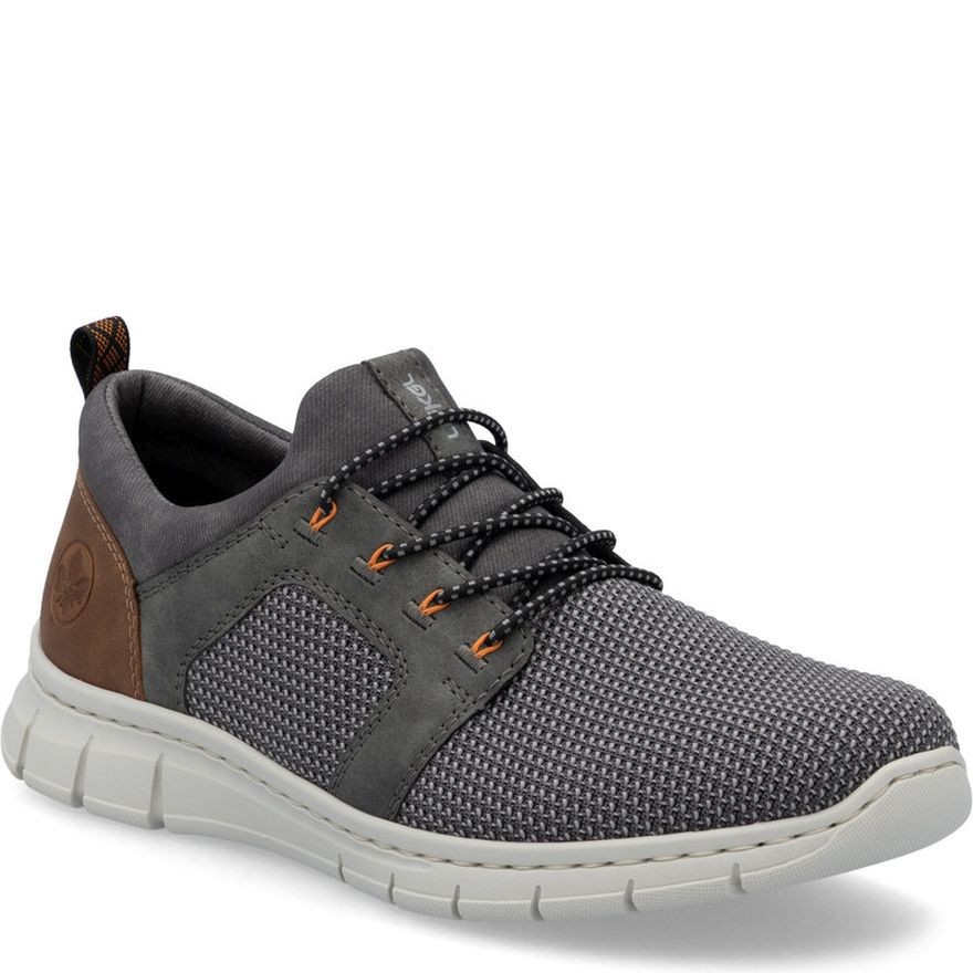 RIEKER Laisvalaikio bateliai vyrams, Pilka, Slipper 1