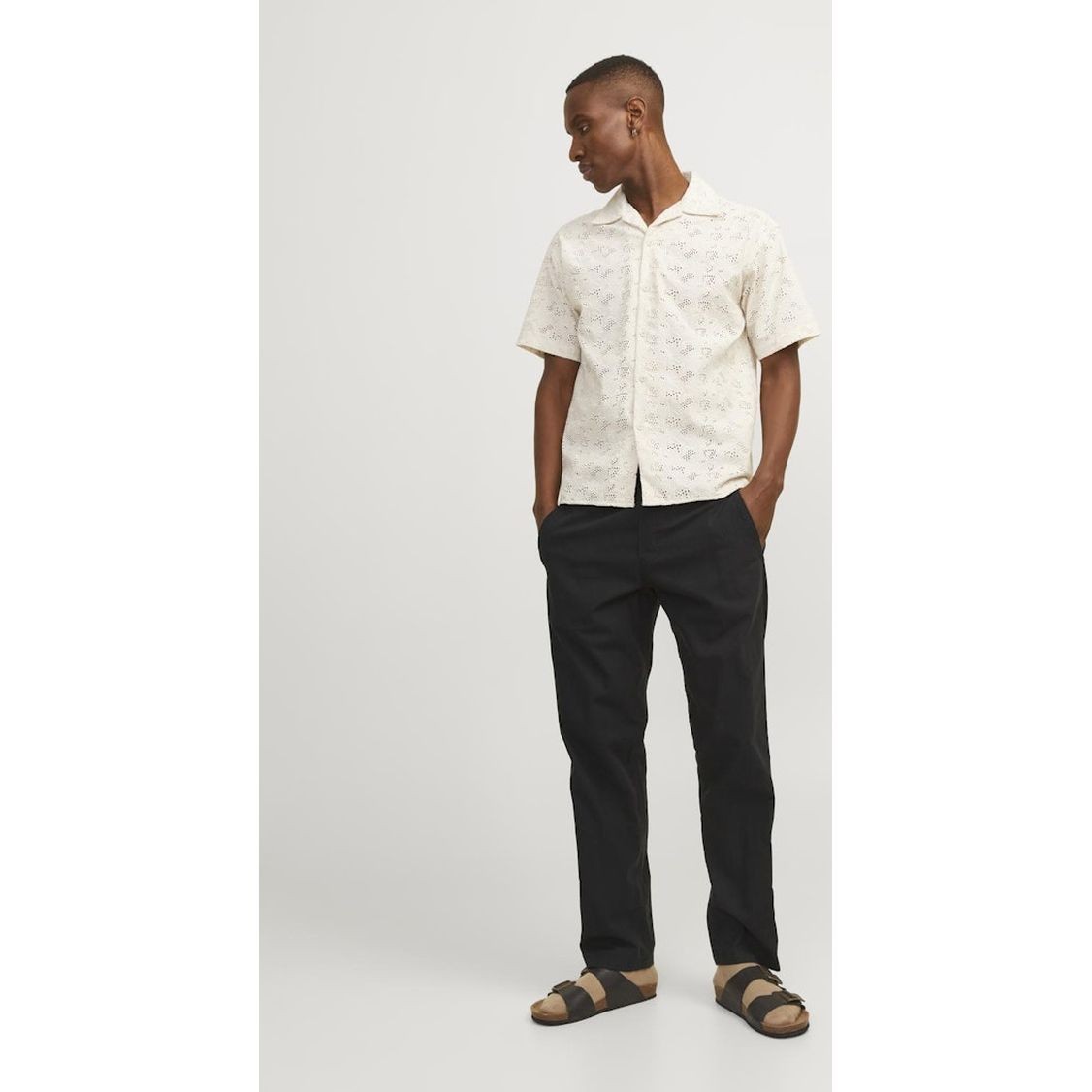 JACK & JONES Kelnės vyrams, Juoda, Jpstkane pants 7
