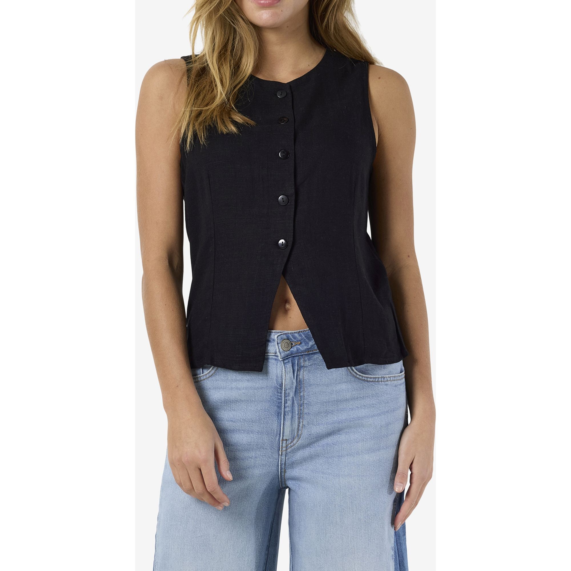 NOISY MAY Palaidinės moterims, Juoda, Leilani coat 1