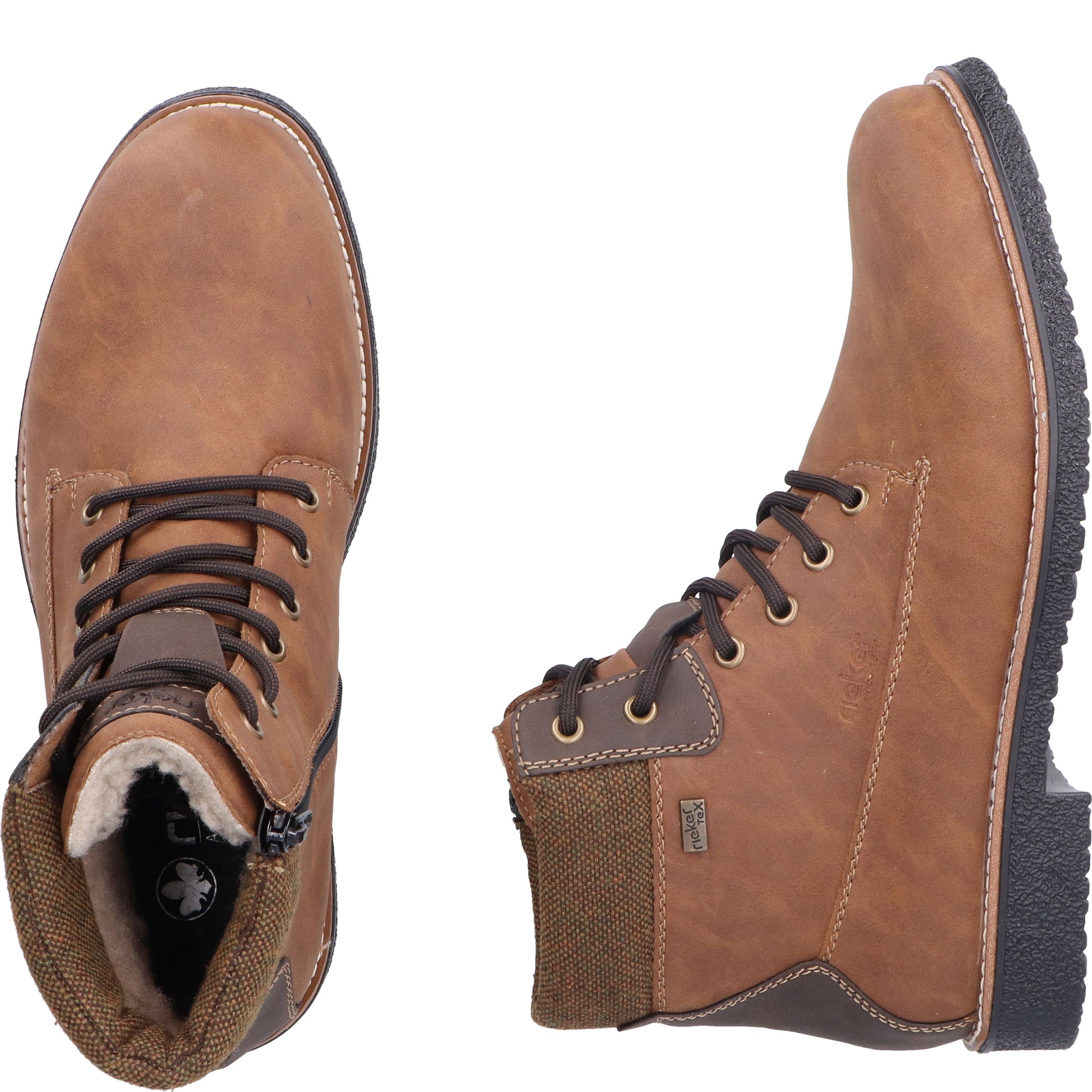 RIEKER Aulinukai vyrams, Ruda, Men's boots 12