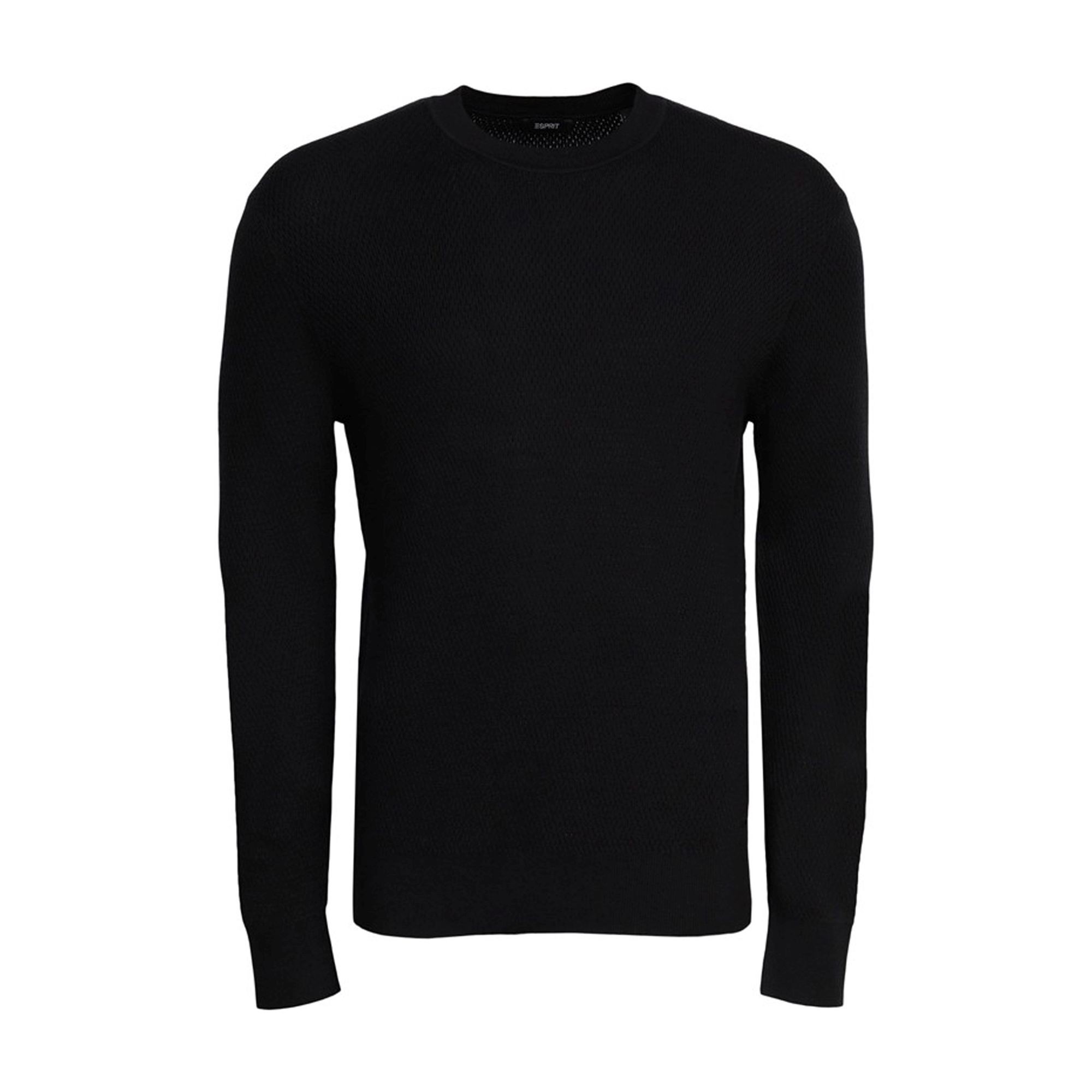 ESPRIT Kampsun mehed, Must, N tencel struc 1