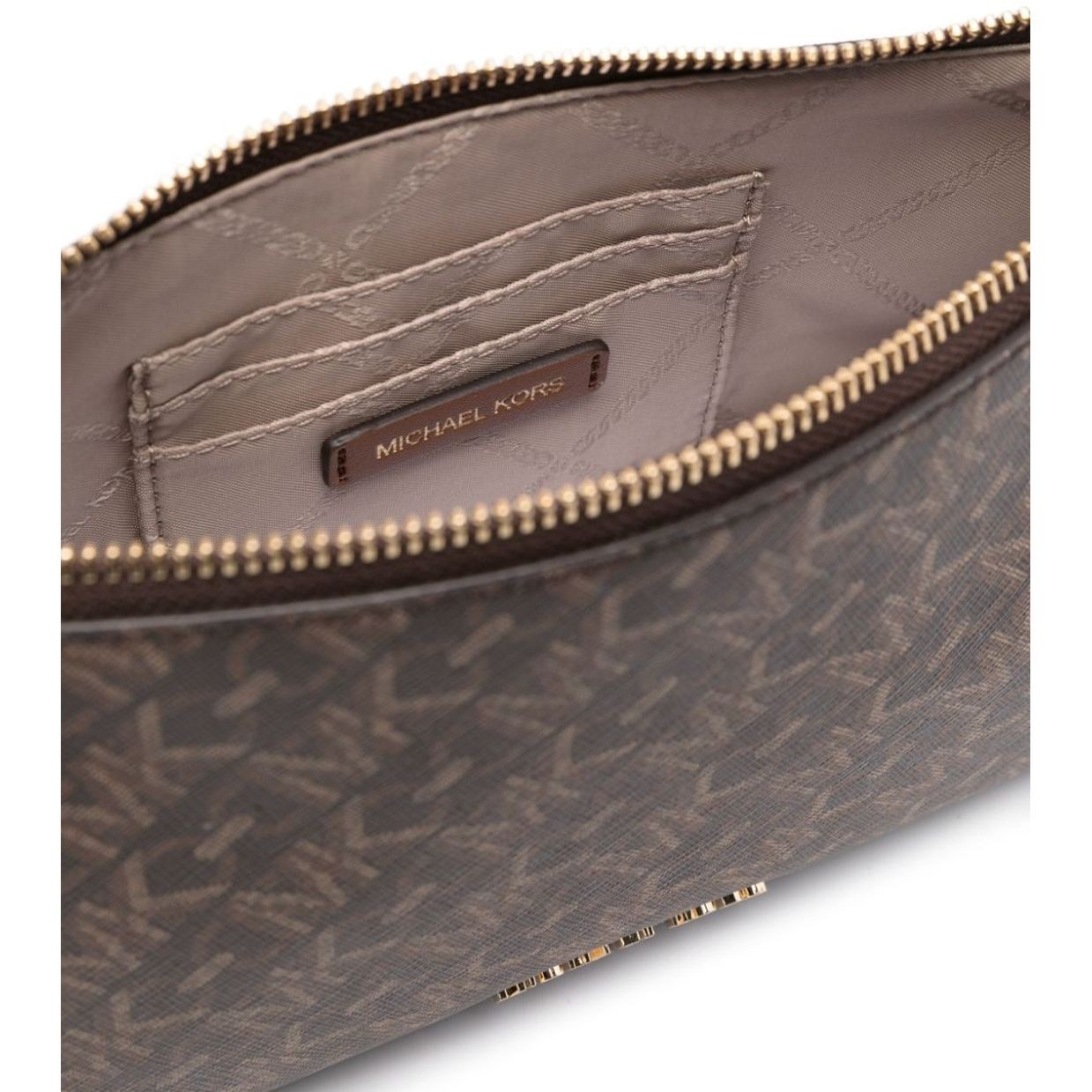 MICHAEL KORS Rankinė per petį vyrams, Ruda, Medium chain pouchette 4