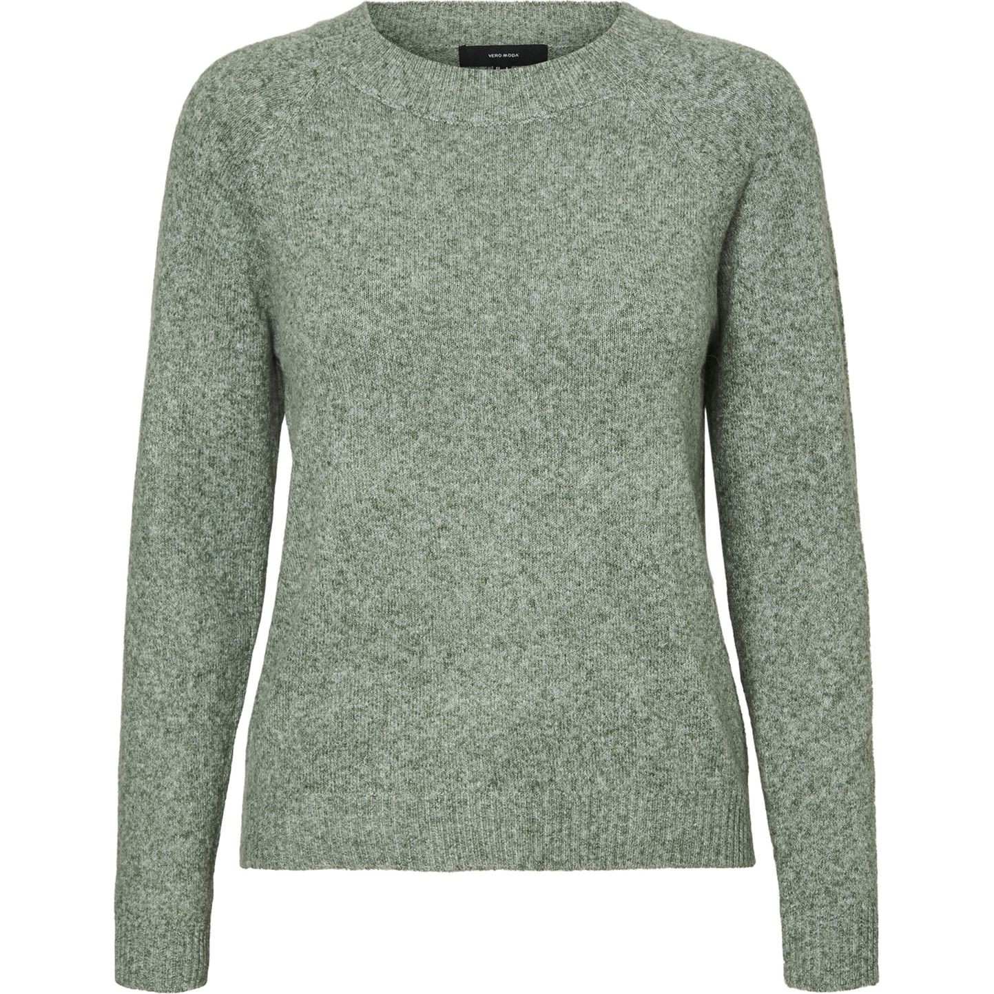 VERO MODA Megztinis moterims, Pilka, VMDOFFY LS O-NECK BL 1
