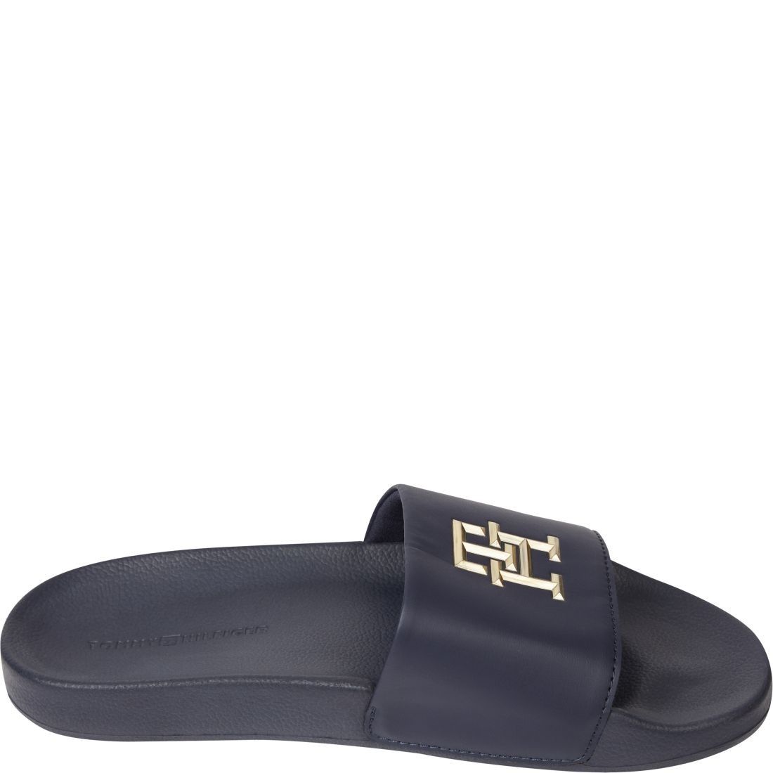 TOMMY HILFIGER Šlepetės moterims, Mėlyna, Embellished pool slide 3