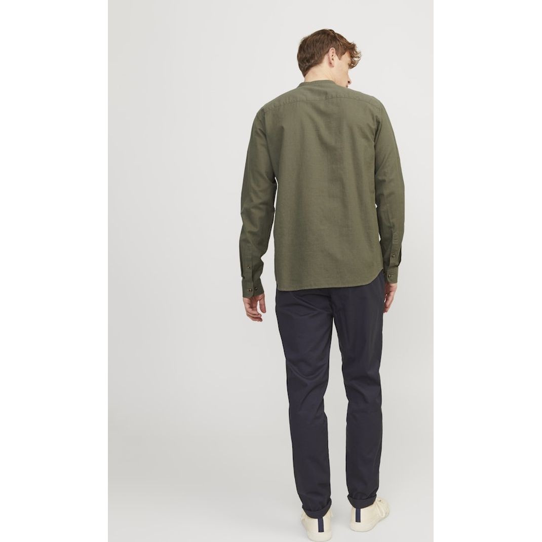 JACK & JONES Marškiniai vyrams, Žalia, Jjesummer shirts 3