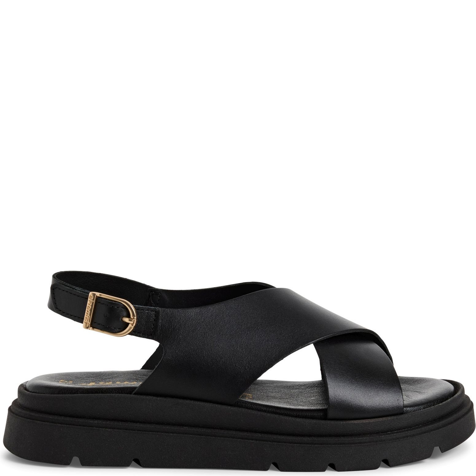 TAMARIS Basutės moterims, Juoda, Wedge/plat sand 2