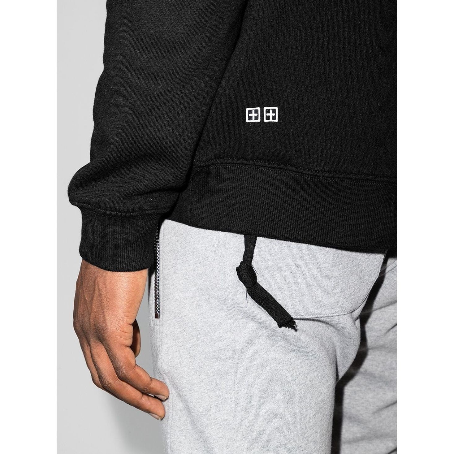 KSUBI Džemperis vyrams, Juoda, 4 x 4 biggie hoodie jet 4