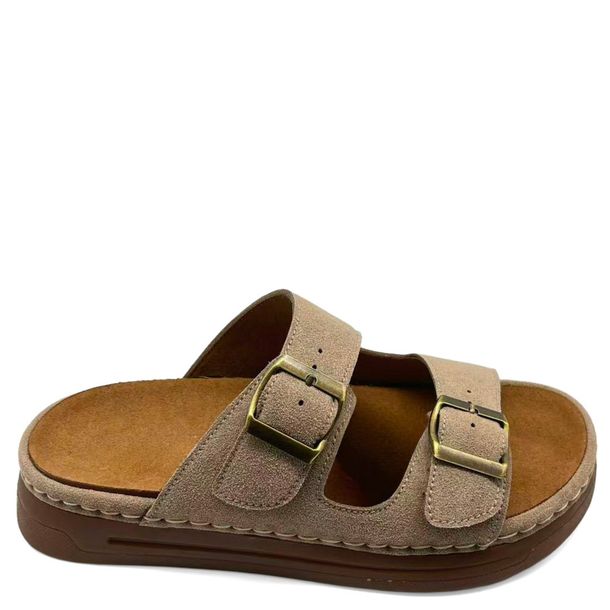 LA CONTE Šlepetės moterims, Ruda, Slippers 1