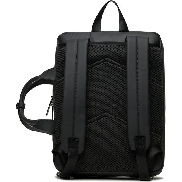 CALVIN KLEIN Dėklas kompiuteriui vyrams, Juoda, Rubberized laptop bag 3