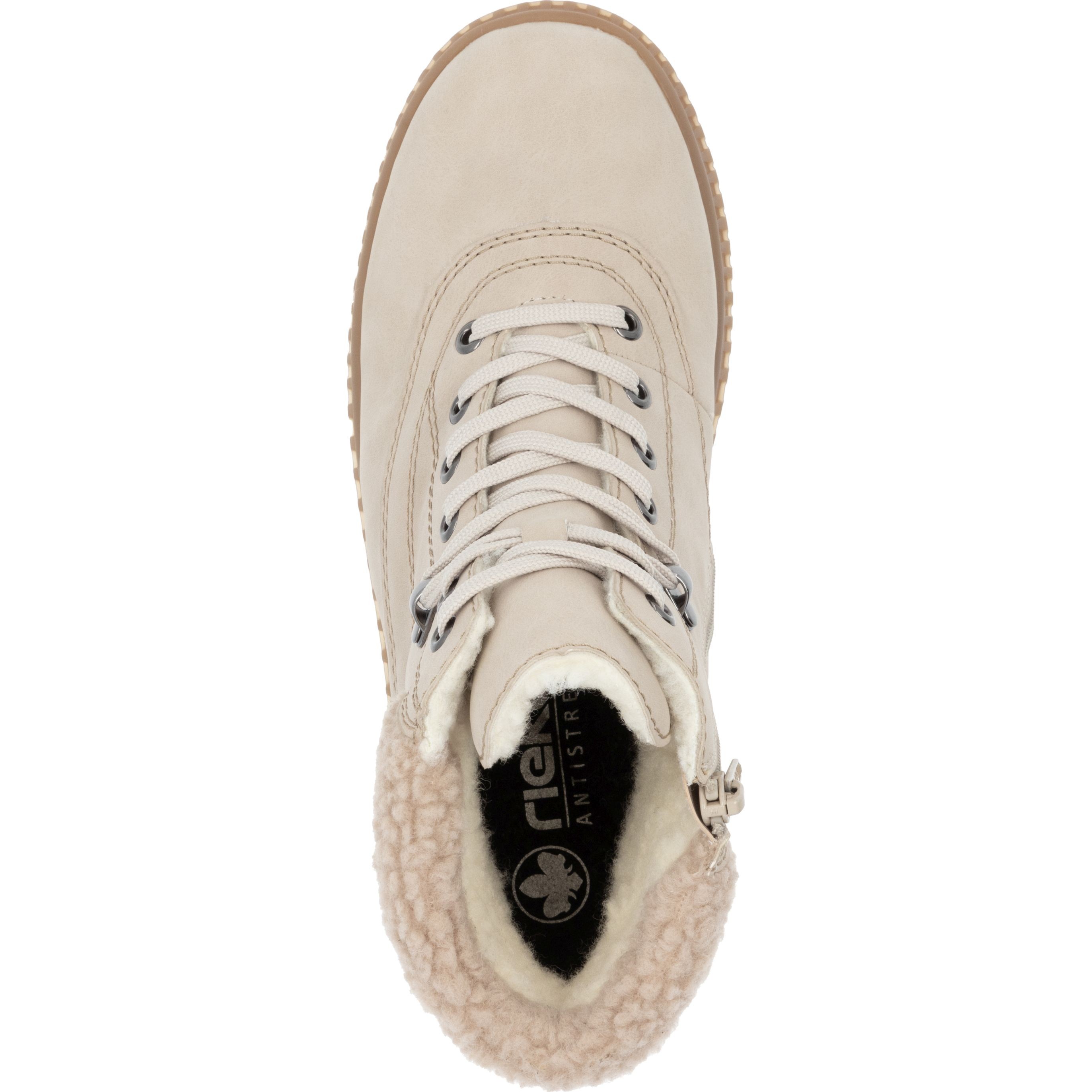 RIEKER Aulinukai moterims, Smėlio, Ladies mid height boots 7