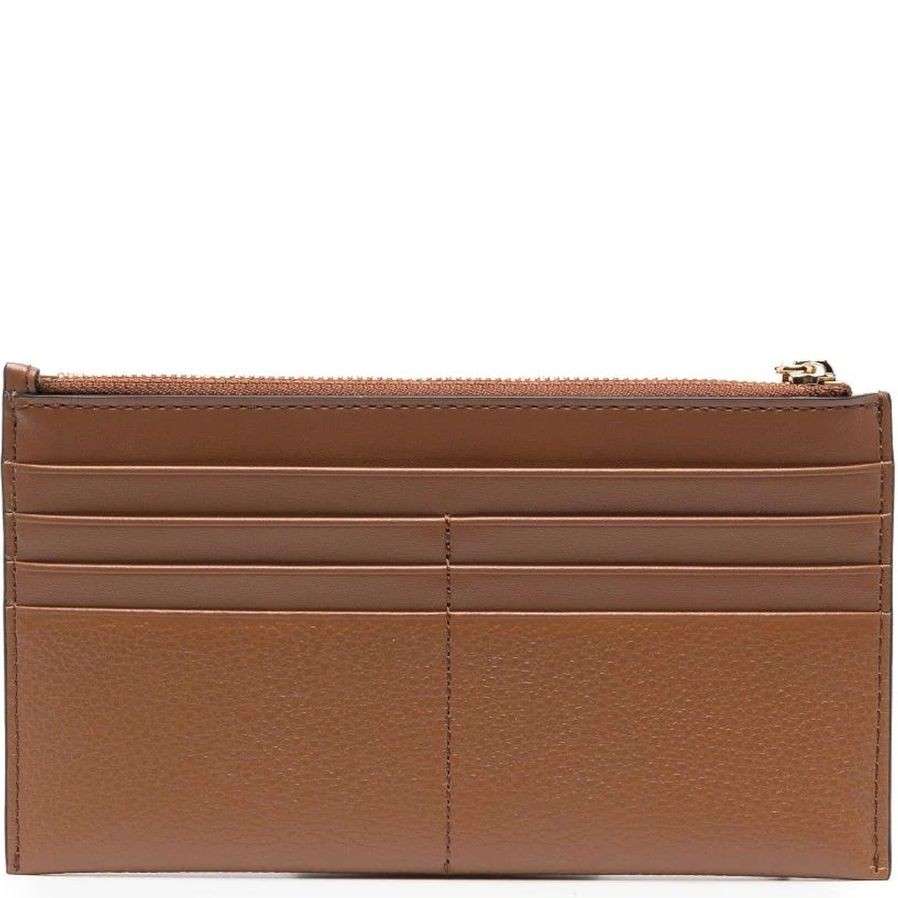 MICHAEL KORS Piniginė moterims, Ruda, LG zip card case 2