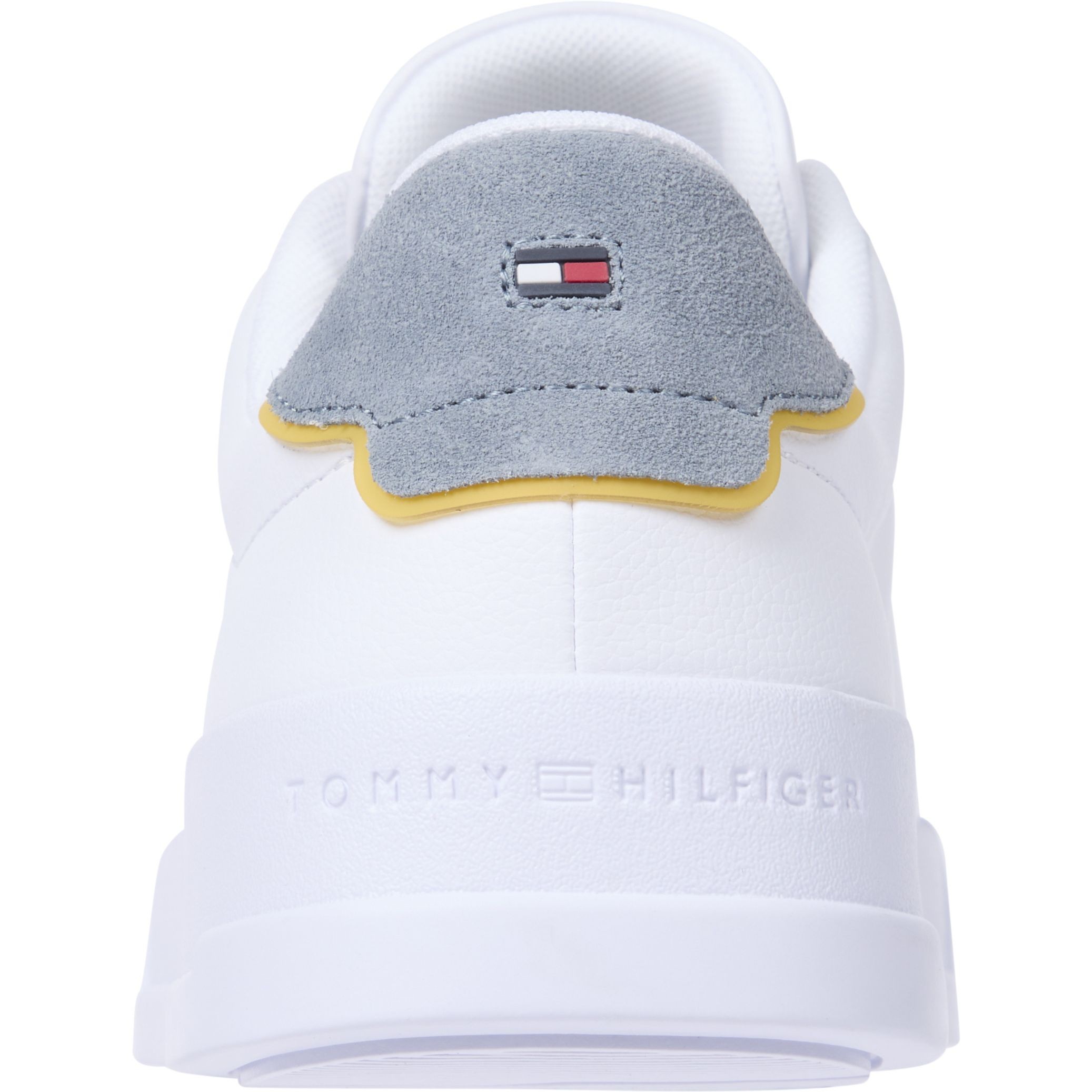 TOMMY HILFIGER Laisvalaikio bateliai vyrams, Balta, Court detail sneaker 5