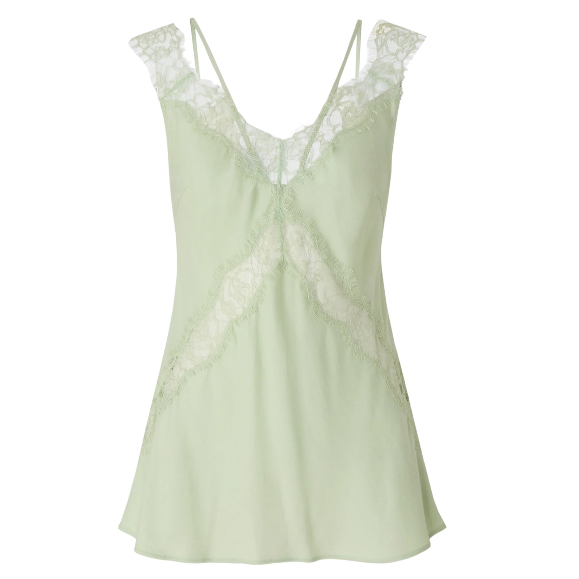 PINKO Marškiniai be rankovių moterims, Žalia, Lydia tank top 1