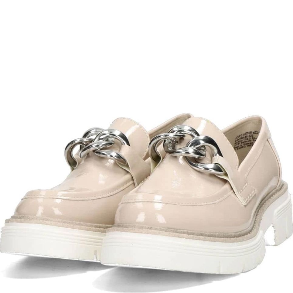 MARCO TOZZI Loaferiai moterims, Smėlio, LOAFERS 4