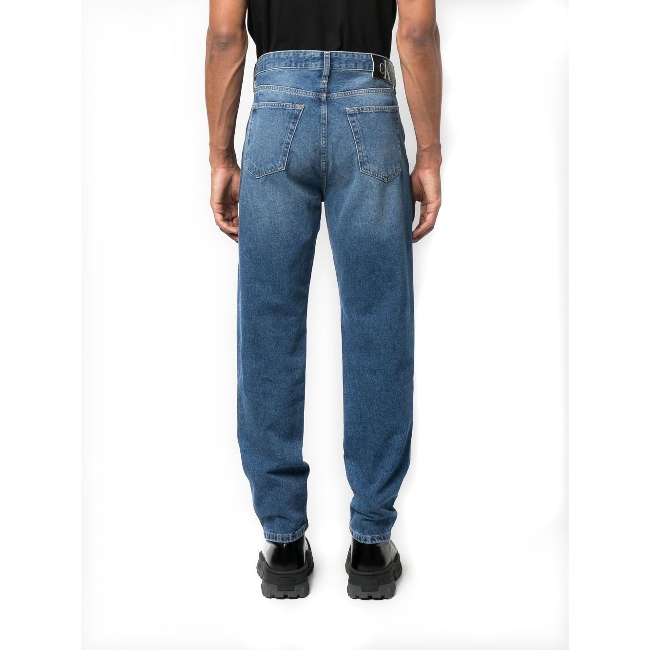 CALVIN KLEIN JEANS Aptempti džinsai vyrams, Mėlyna, Denim pants 3