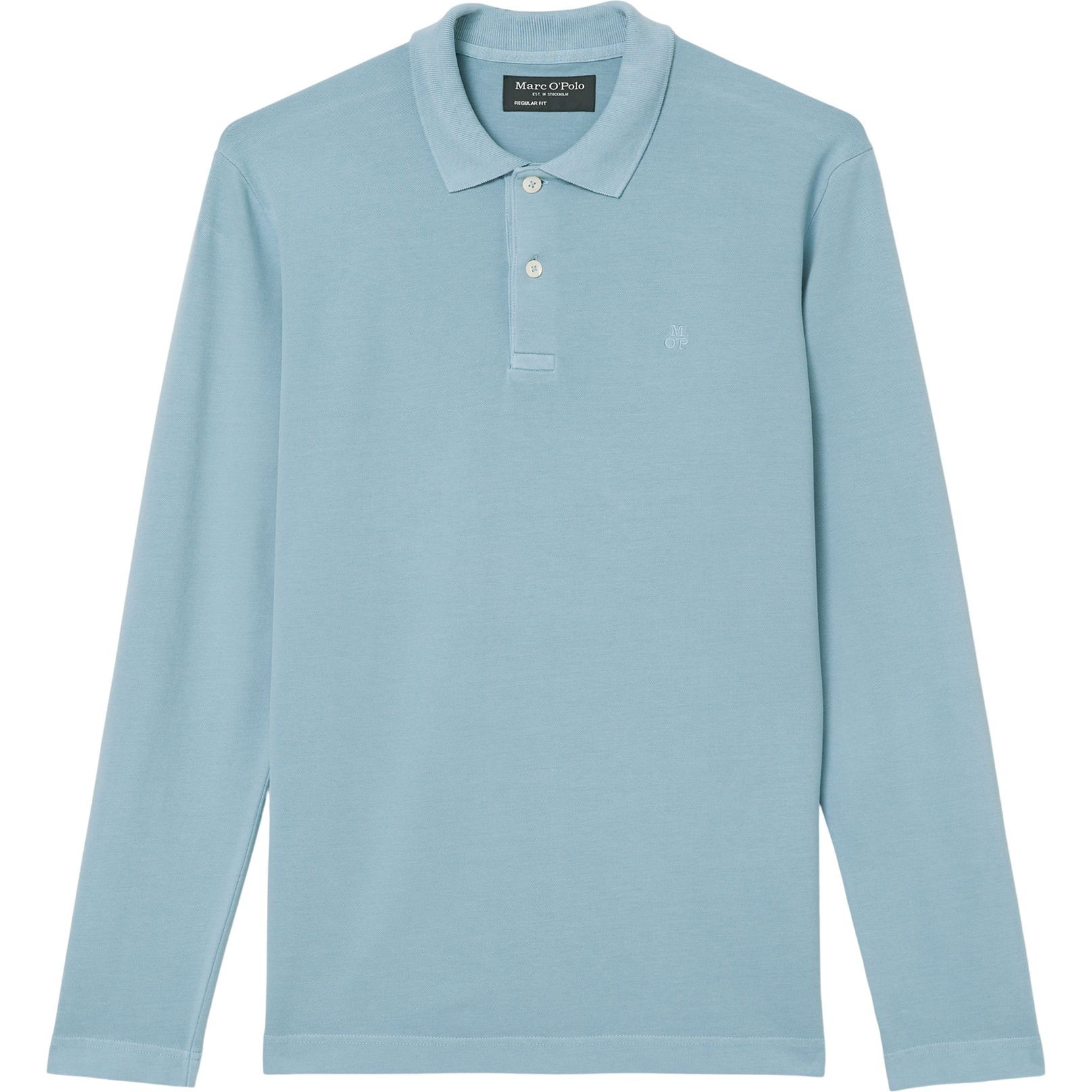 MARC O'POLO Polo marškiniai ilgos rank. vyrams, Mėlyna 1