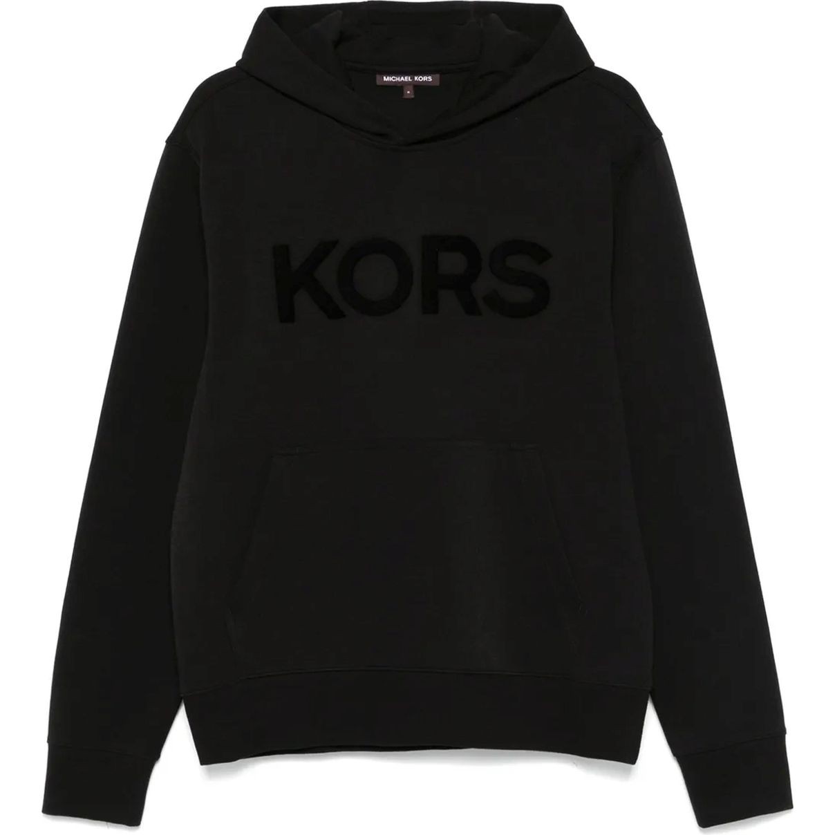 MICHAEL KORS Džemperis vyrams, Juoda, Kors tufted logo po hood