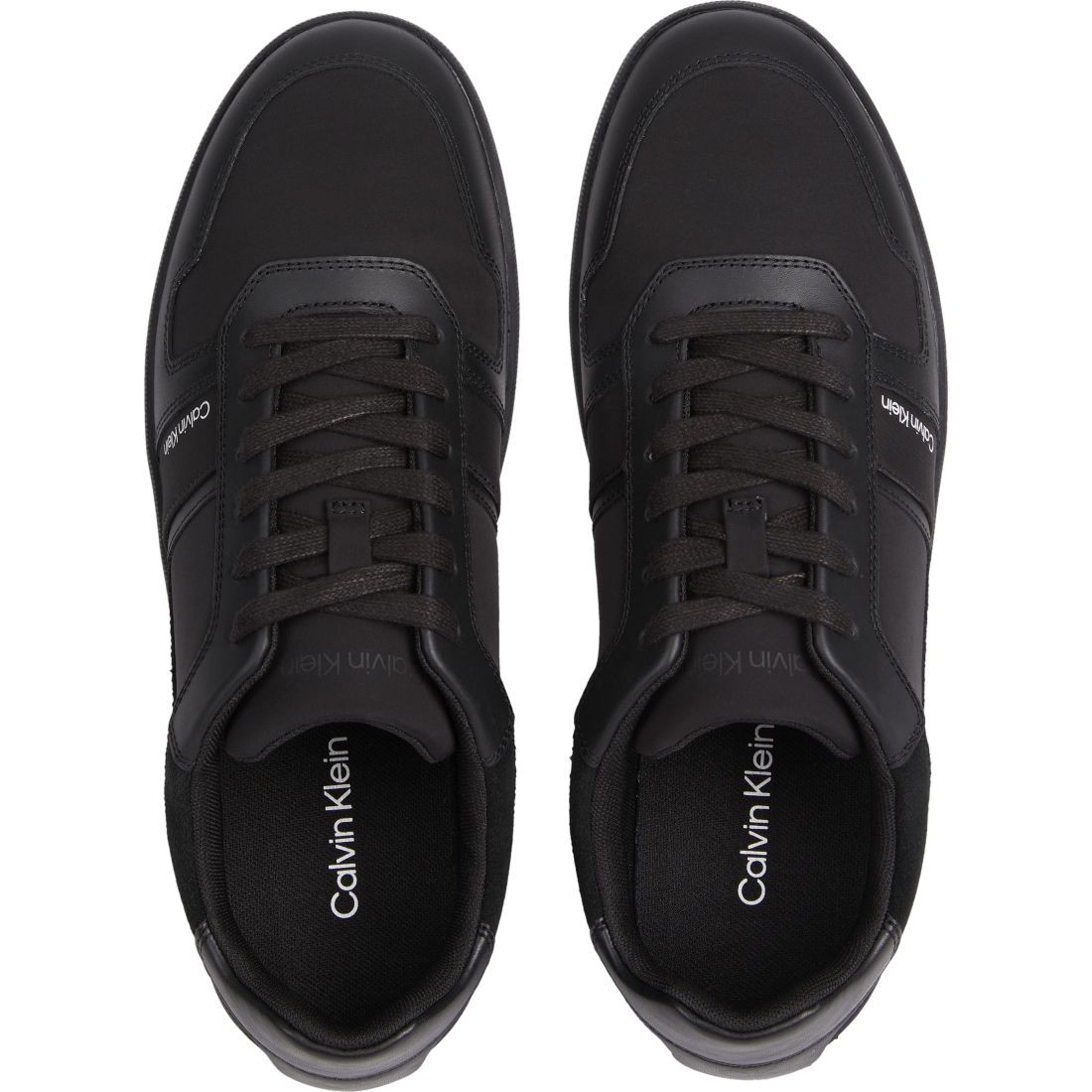 CALVIN KLEIN Sportiniai bateliai vyrams, Juoda, Low top lace up mix sport shoe 6
