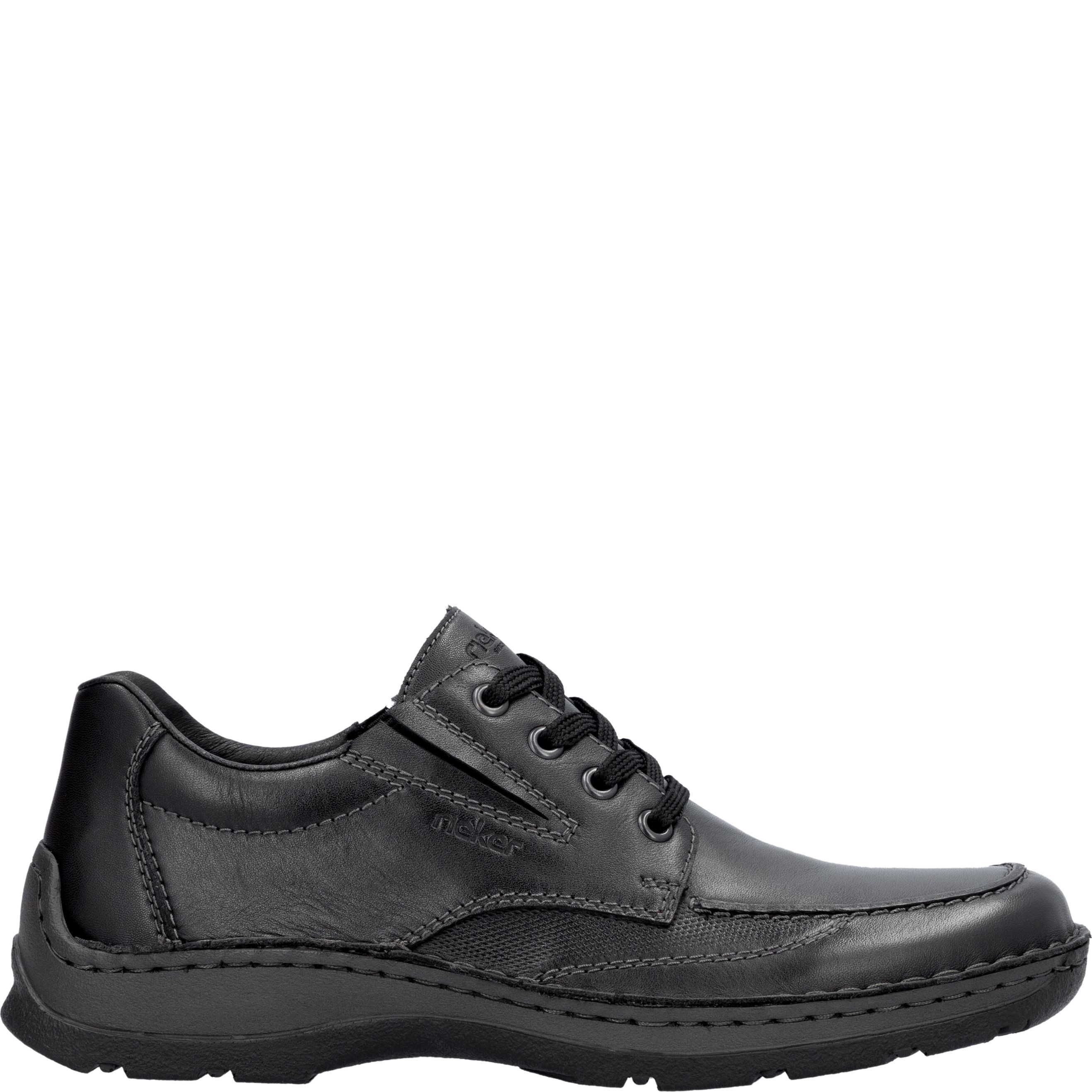 RIEKER Laisvalaikio bateliai vyrams, Juoda, Men's shoes 3