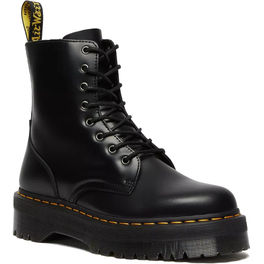 DR. MARTENS Aulinukai, Juoda, Jadon Polished Smooth Booties 1