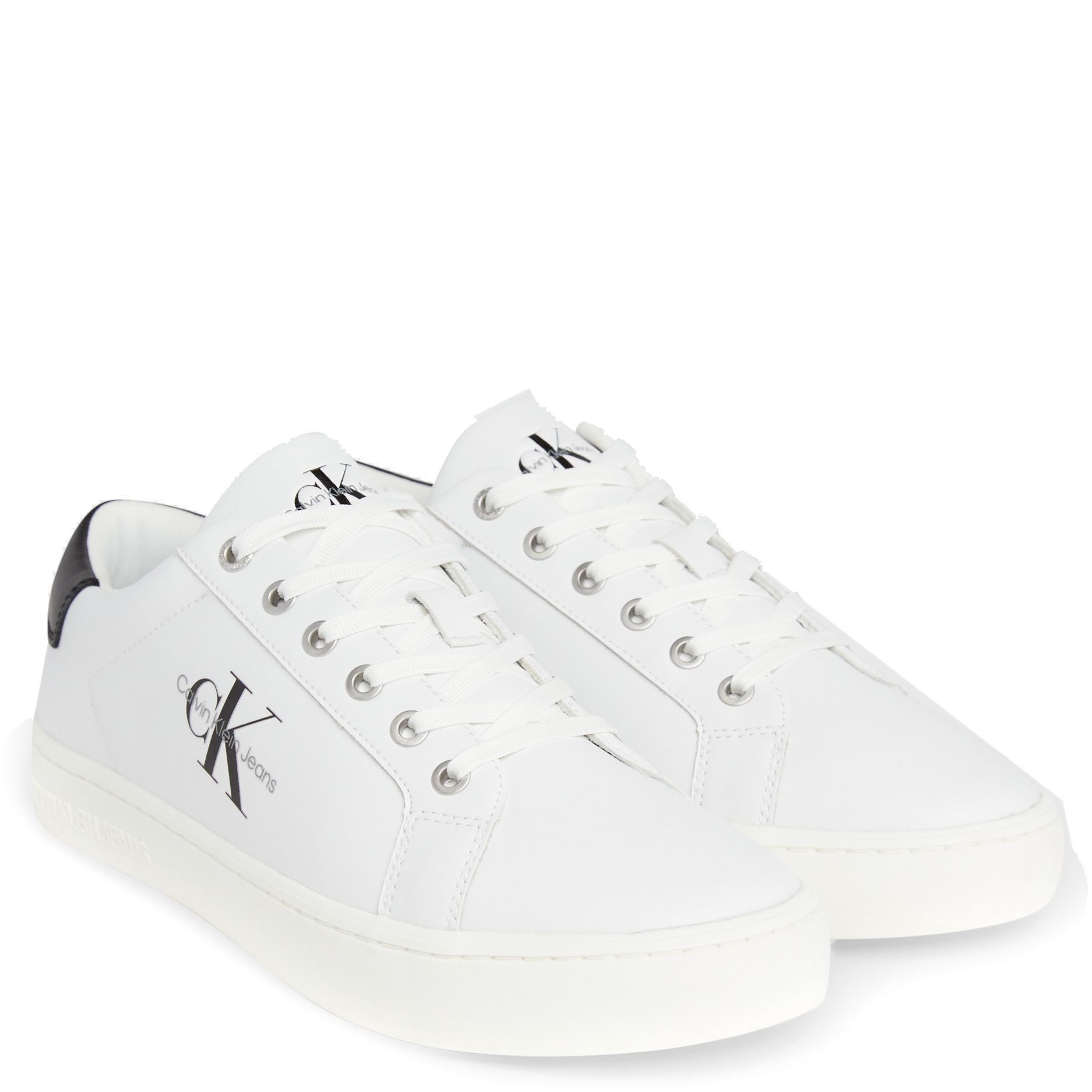 CALVIN KLEIN JEANS Laisvalaikio bateliai vyrams, Balta, Classicc low lace up leisure 1