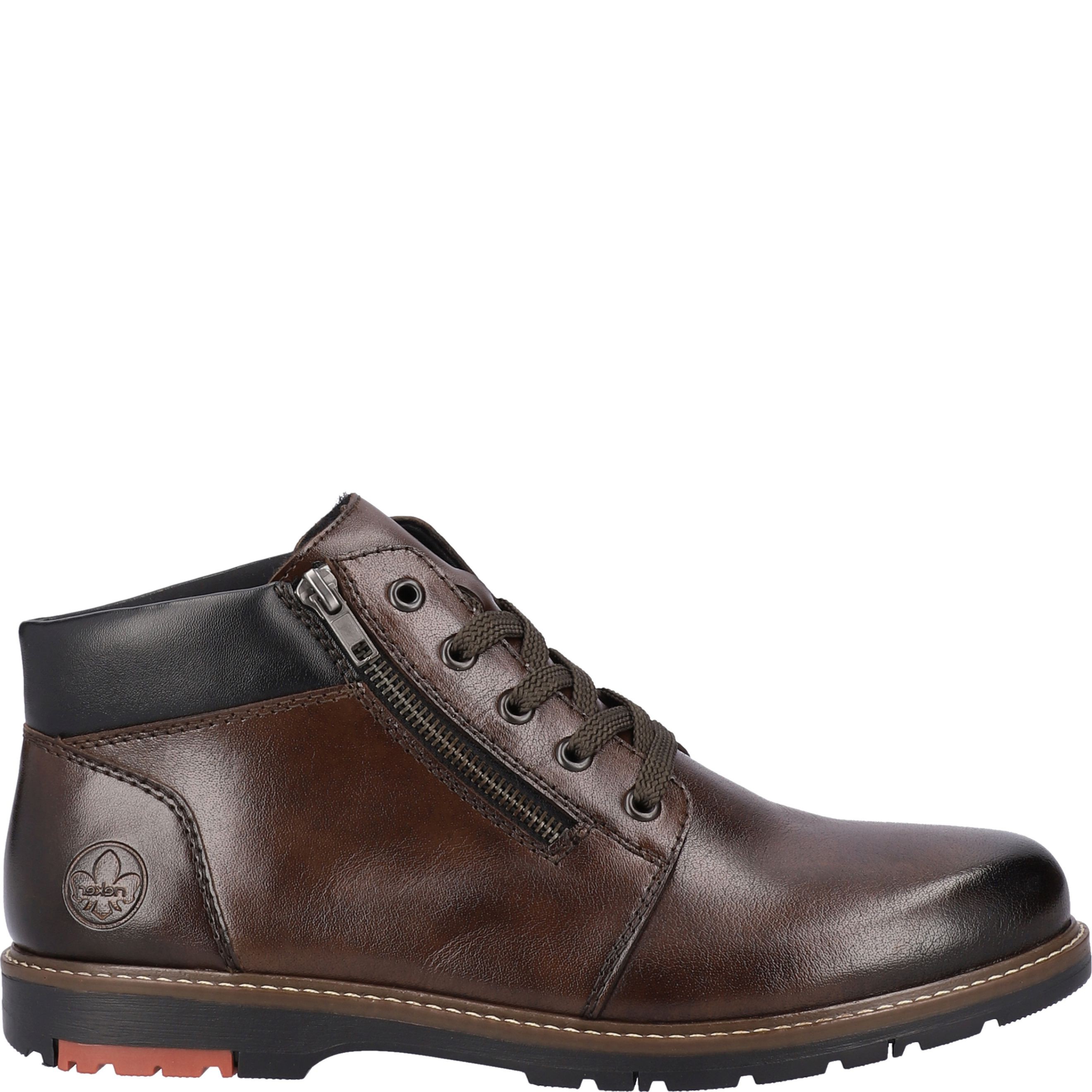 RIEKER Aulinukai vyrams, Ruda, BOOTIES 4