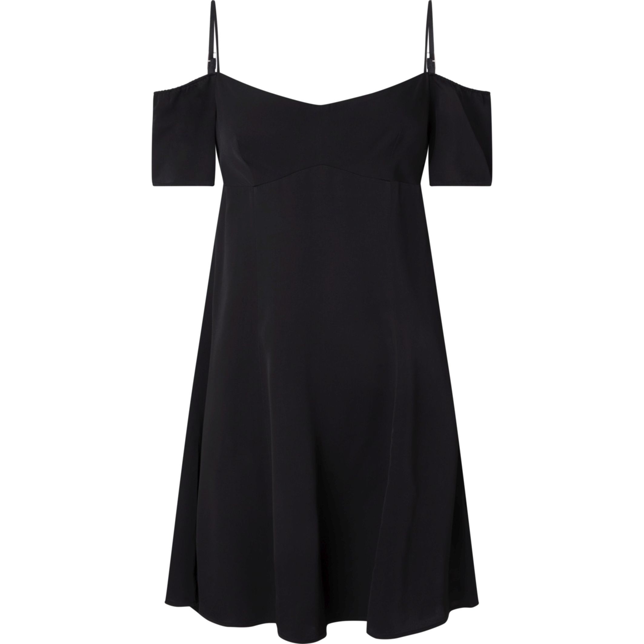 CALVIN KLEIN JEANS Mini suknelė moterims, Juoda, Flare dress 1