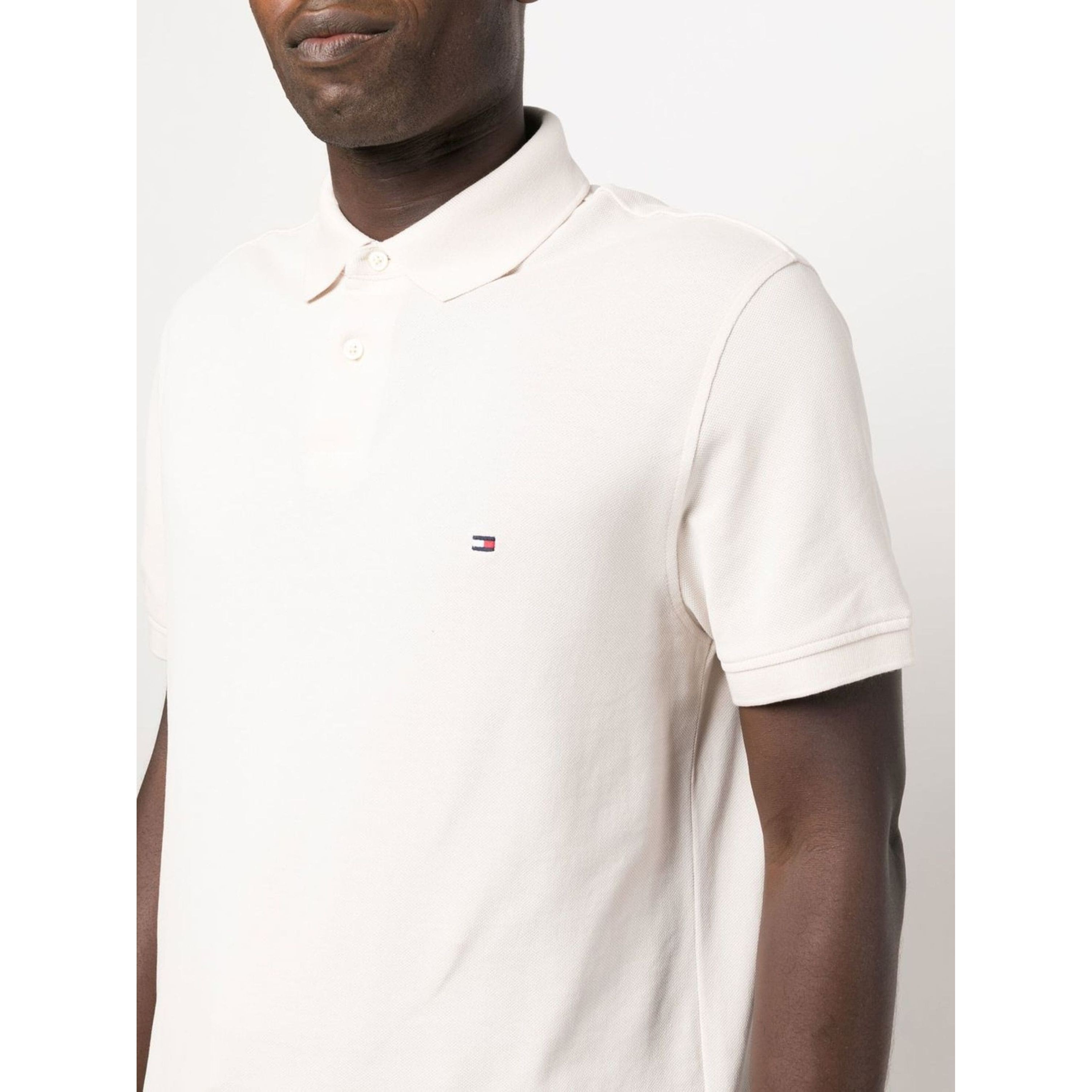 TOMMY HILFIGER Polo marškiniai trumpos rank. vyrams, Smėlio, 1985 regular polo 4