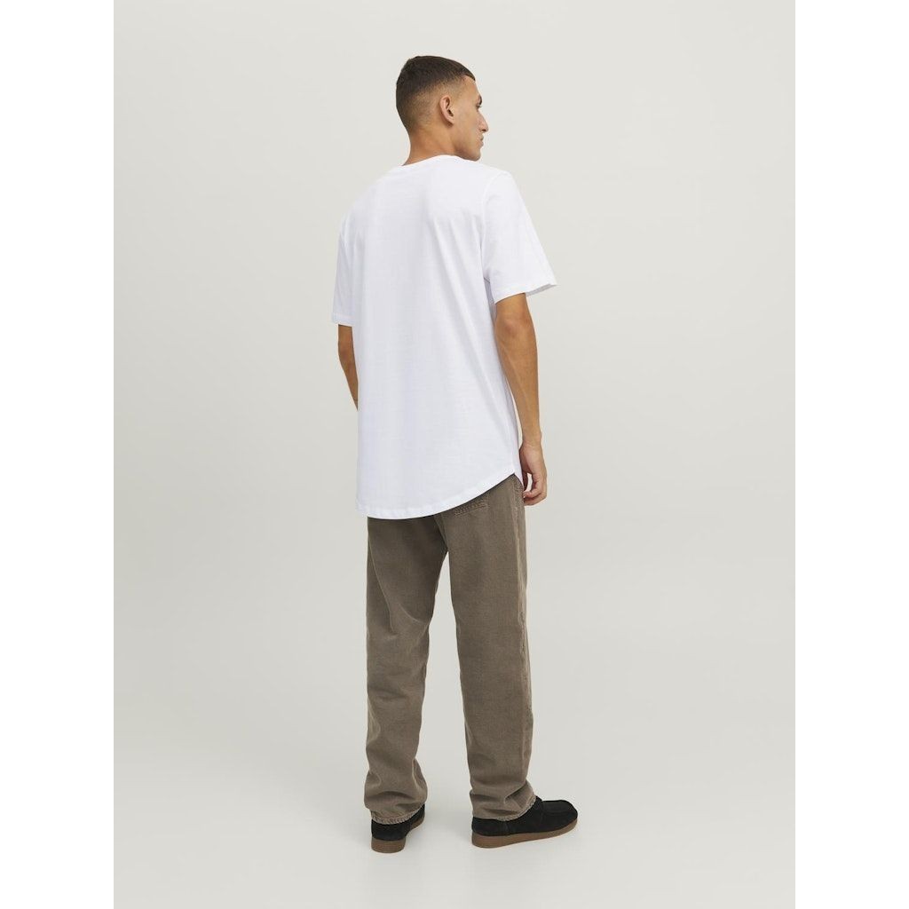 JACK & JONES Marškinėliai vyrams, Balta, JJENOA POCKET TEE SS 2