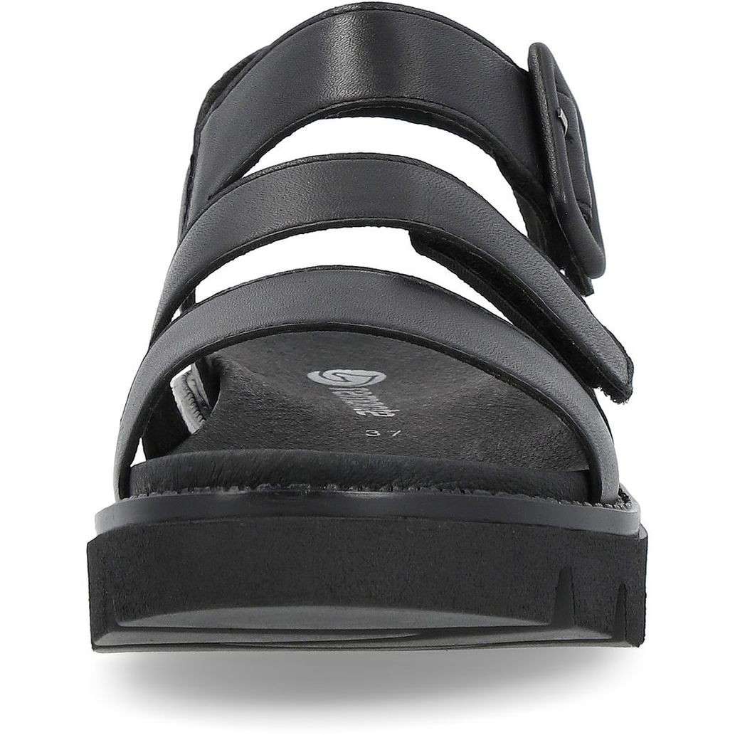 REMONTE Basutės moterims, Juoda, SANDALS 8