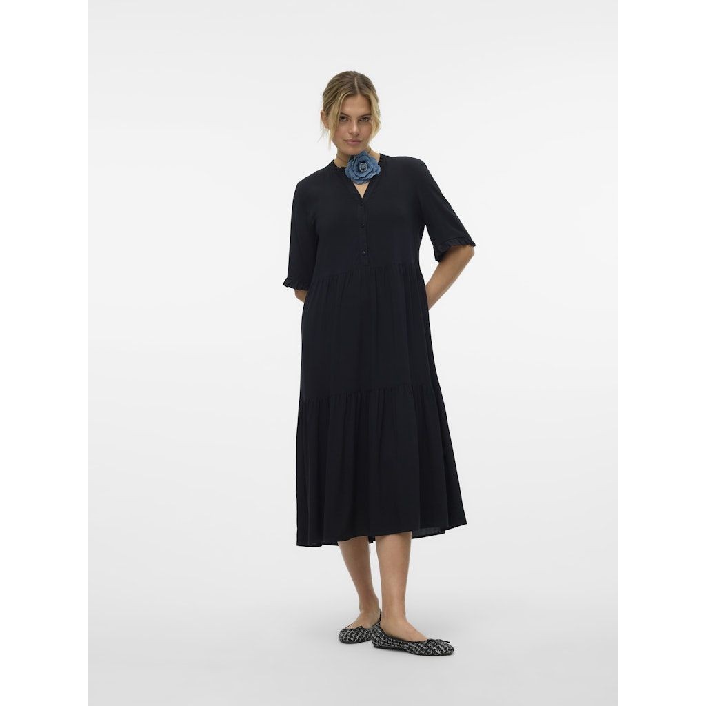 VERO MODA Maxi suknelė moterims, Juoda, VMEASY JOY 2/4 FRL 2