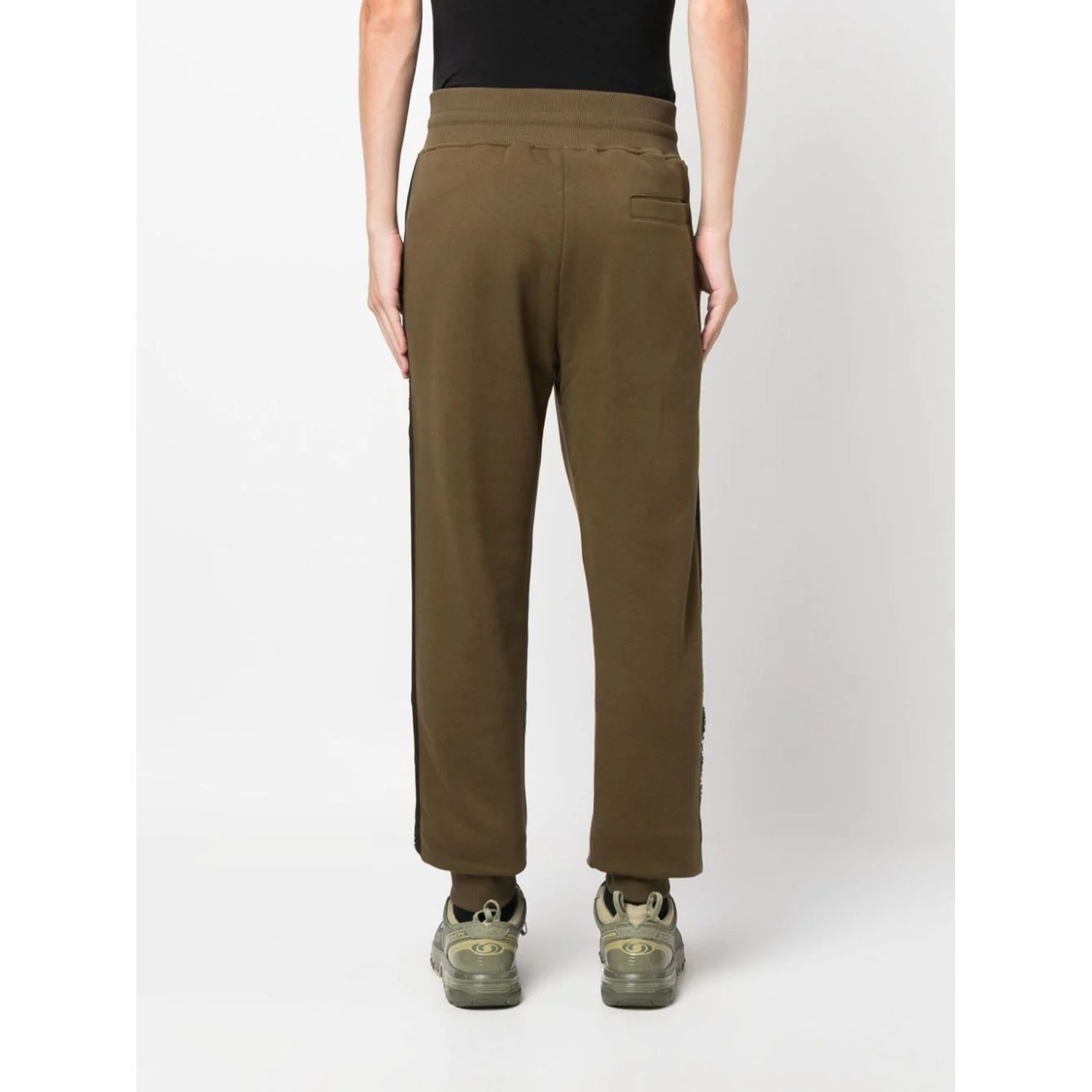 VERSACE JEANS CUTURE Sportinės kelnės vyrams, Žalia, Jogger pants 4