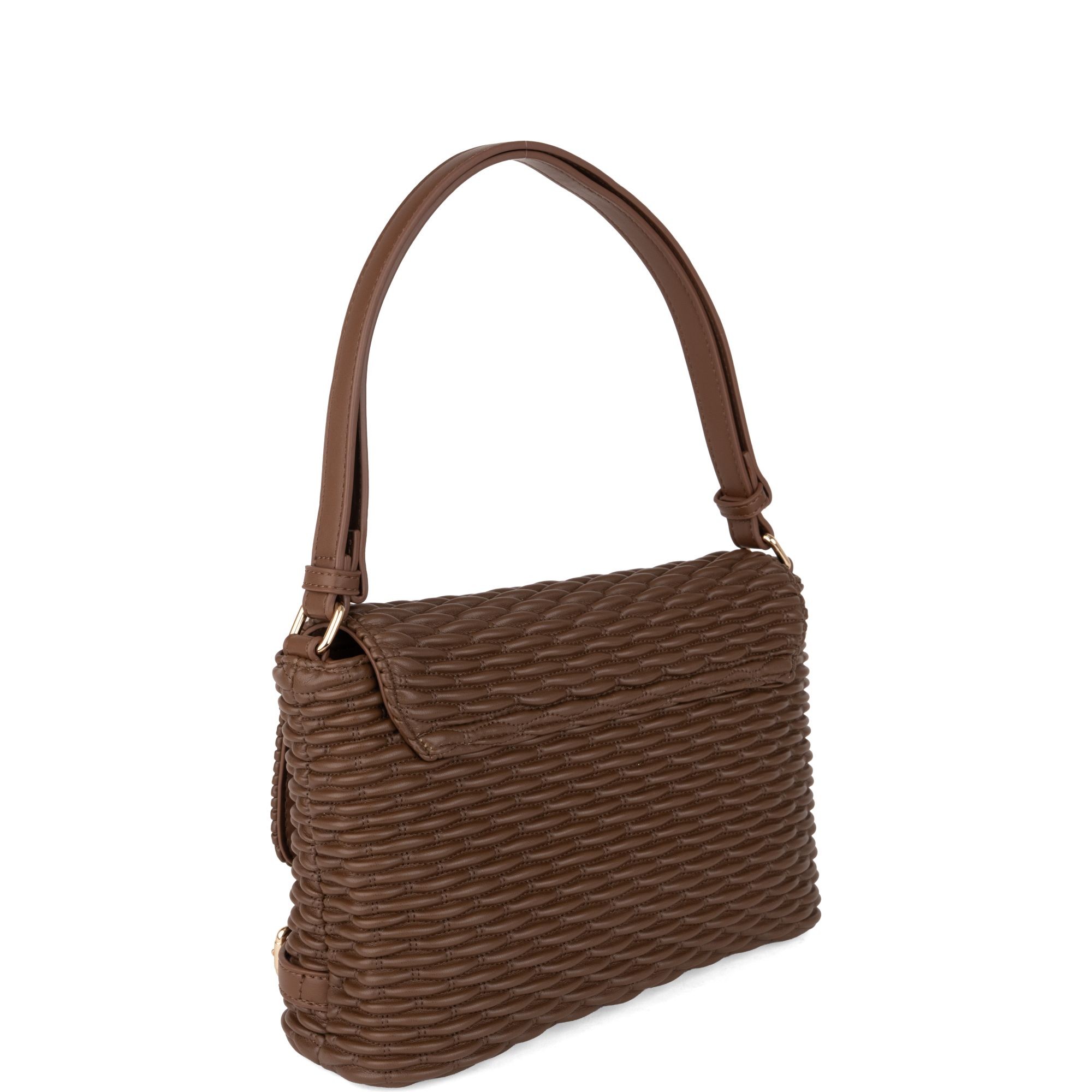 LA CONTE Rankinė per petį moterims, Ruda, Crossbody 2