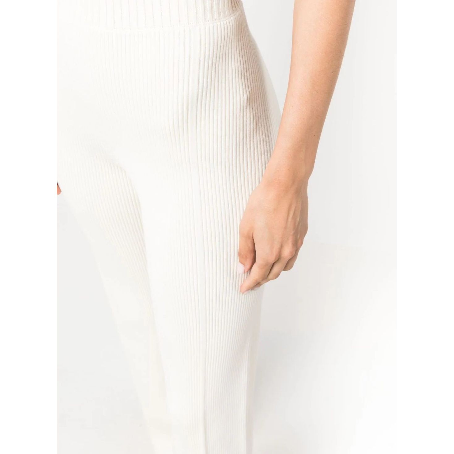 AERON Tiesūs džinsai moterims, Kūno, Ribbed straight pants 4