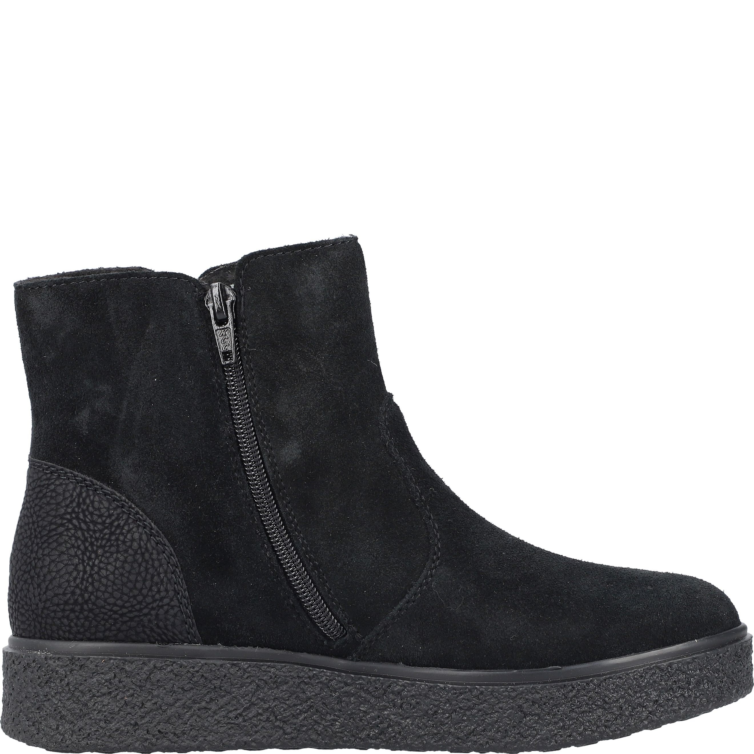 RIEKER Aulinukai moterims, Juoda, Ladies mid height boots 6