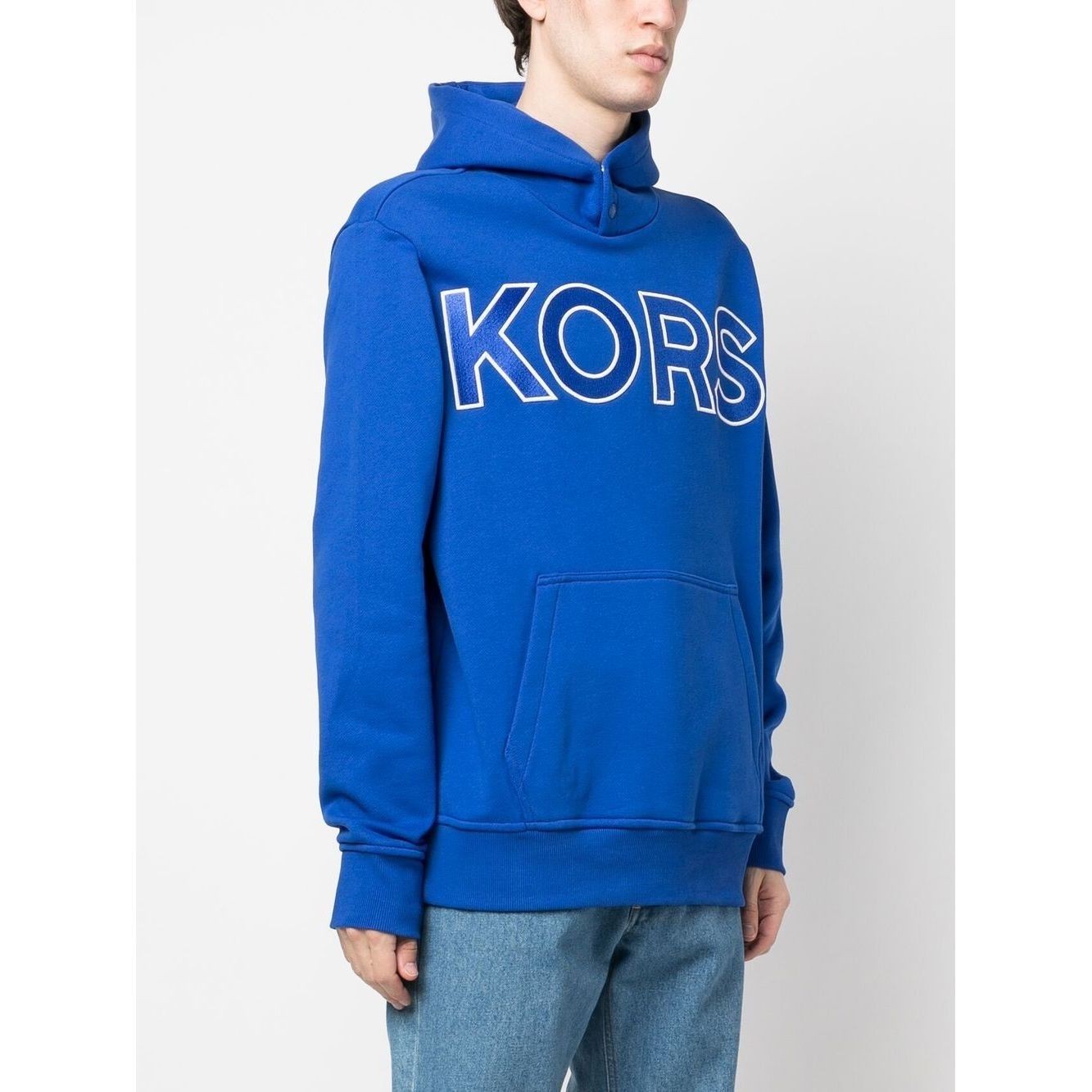 MICHAEL KORS Džemperis vyrams, Mėlyna, Kors emb oversized hood 2