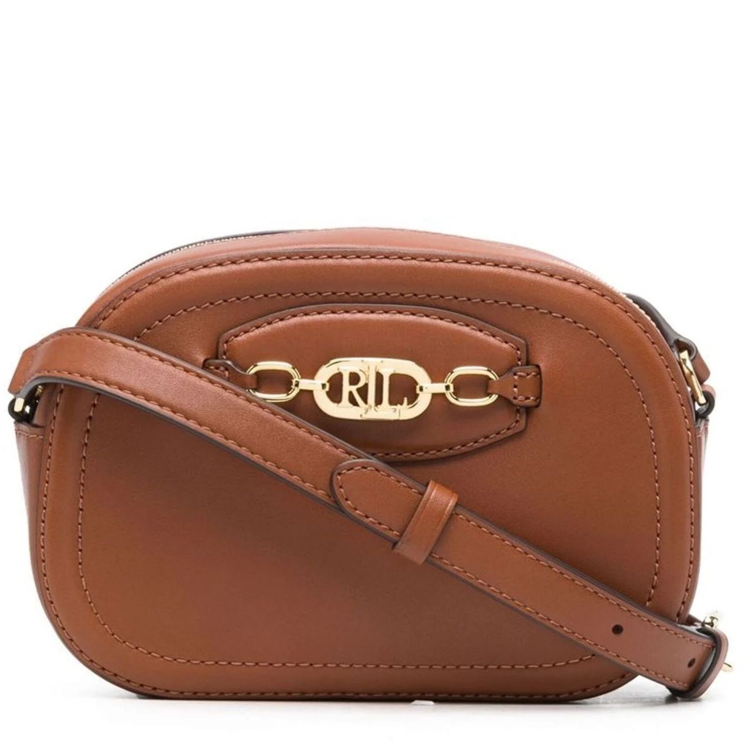 LAUREN RALPH LAUREN Rankinė per petį moterims, Ruda, Jordynn 20  medium crossbody 1