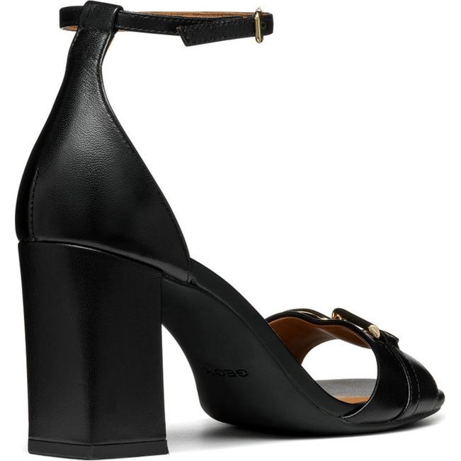 GEOX Basutės moterims, Juoda, New eraklia 80 sandals 4