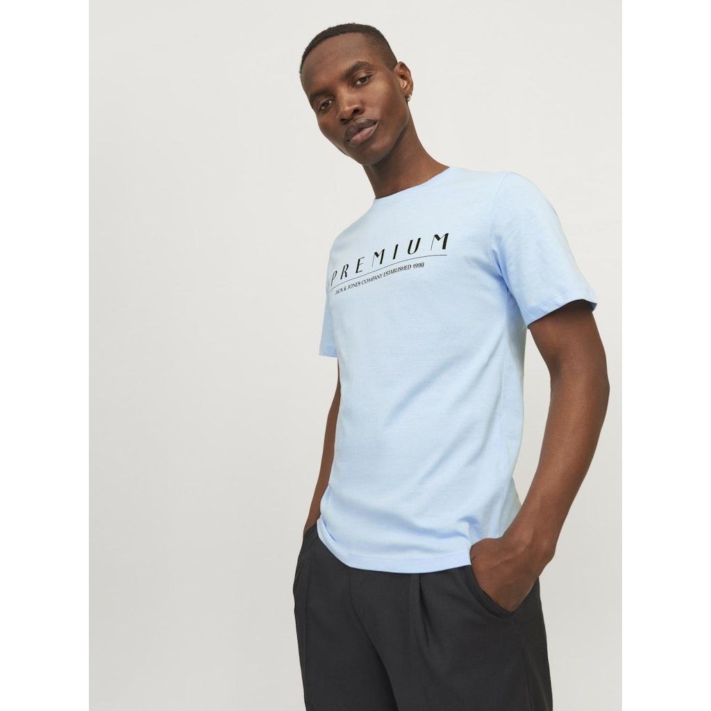 JACK & JONES Marškinėliai vyrams, Mėlyna, JPRSTAR TEE SS CREW 3