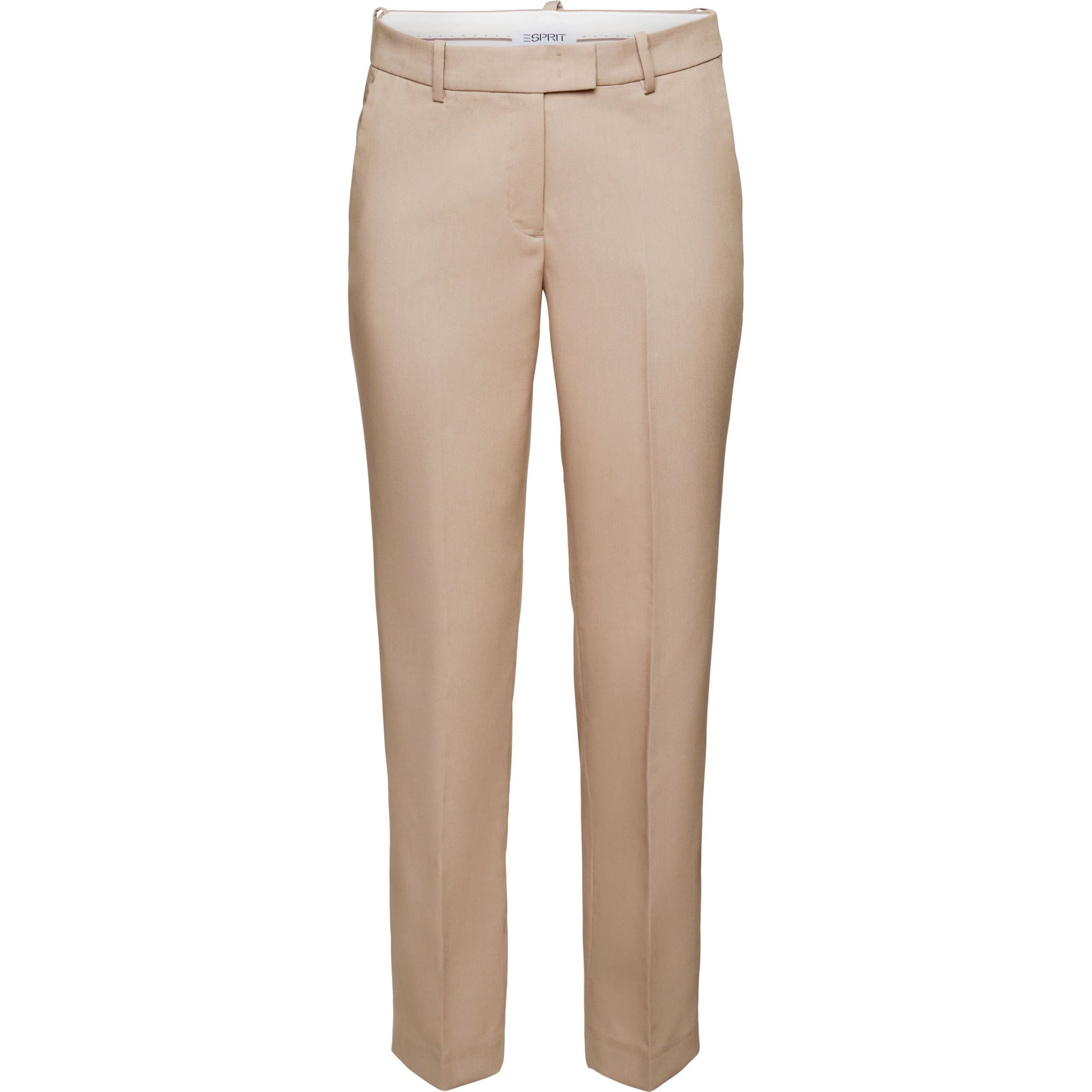 ESPRIT Kelnės moterims, Smėlio, F low straight 1