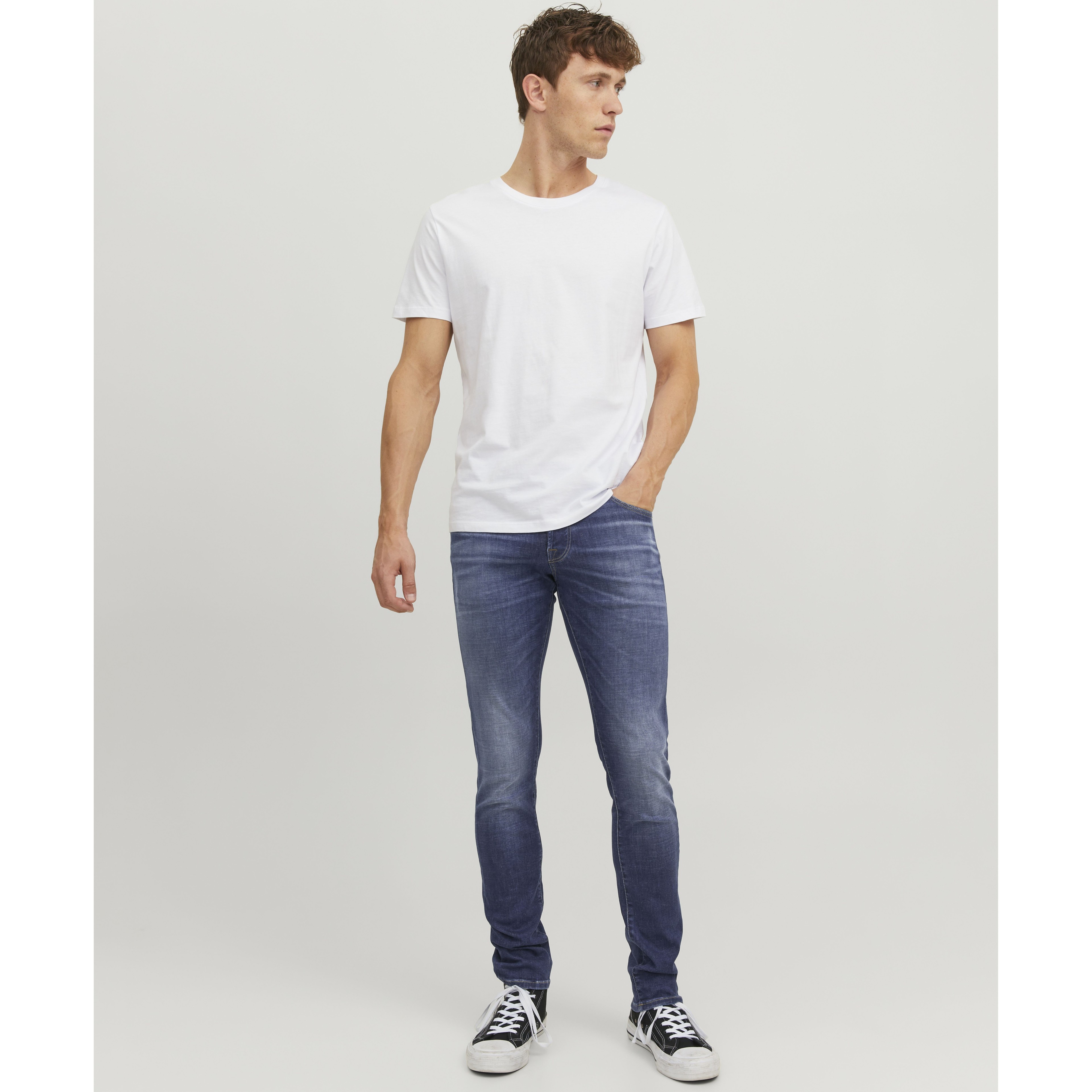 JACK & JONES Slim džinsai vyrams, Mėlyna, JJIGLENN JJICON JJ 659 7
