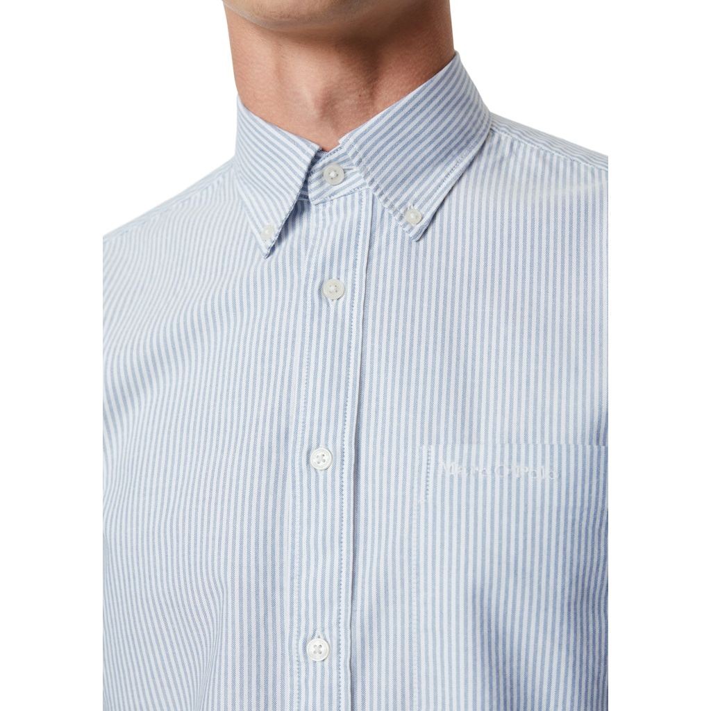 MARC O'POLO Marškiniai ilgomis rankovėmis vyrams, Mėlyna 4