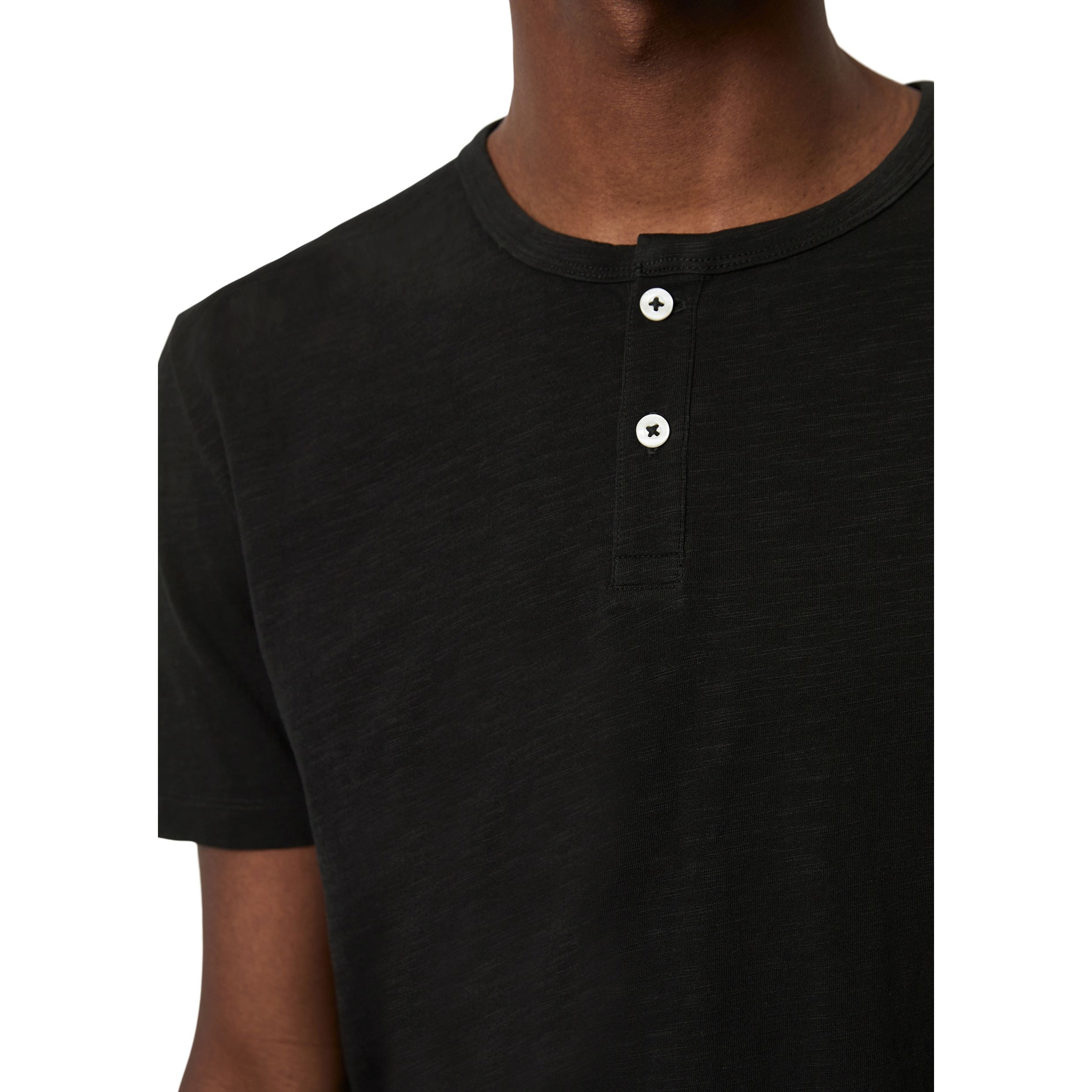 MARC O'POLO Marškinėliai vyrams, Juoda 4