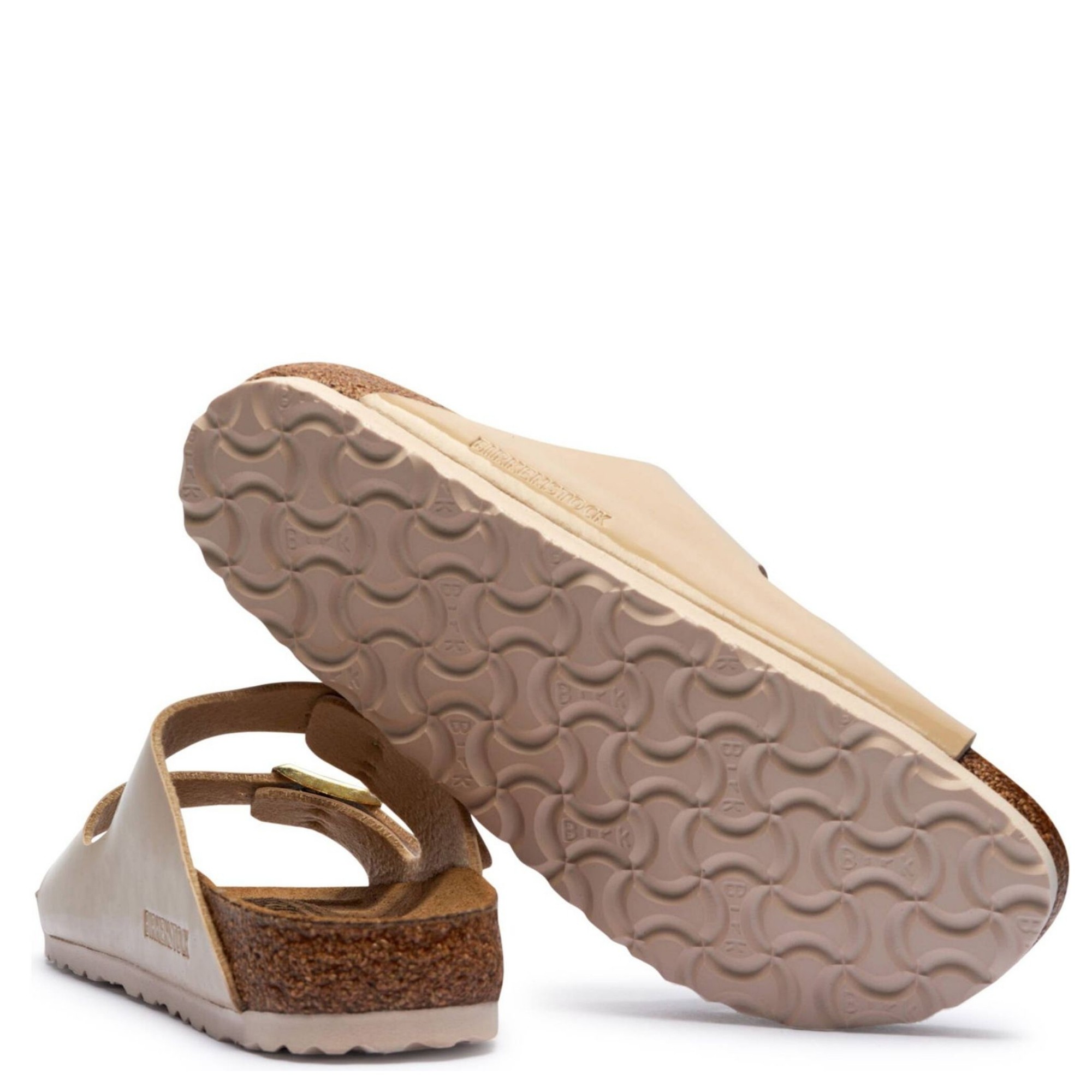 BIRKENSTOCK Šlepetės moterims, Smėlio, Arizona BF slippers 4