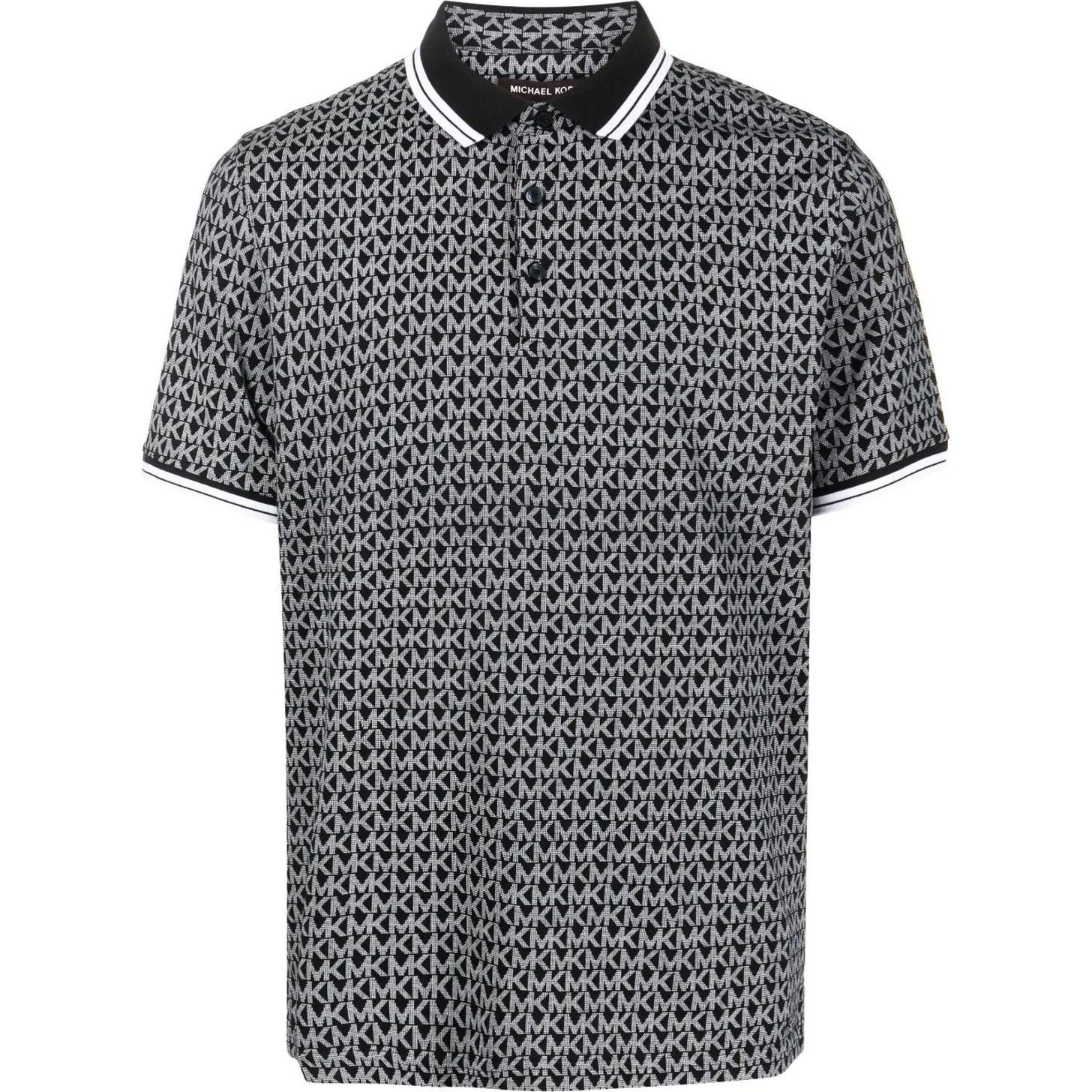 MICHAEL KORS Polo marškiniai trumpos rank. vyrams, Juoda, Mk sig greenwich polo 1