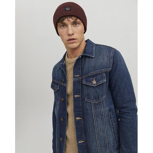 JACK & JONES Skrybėlė vyrams, Vyšninė, JACDNA BEANIE NOOS 5