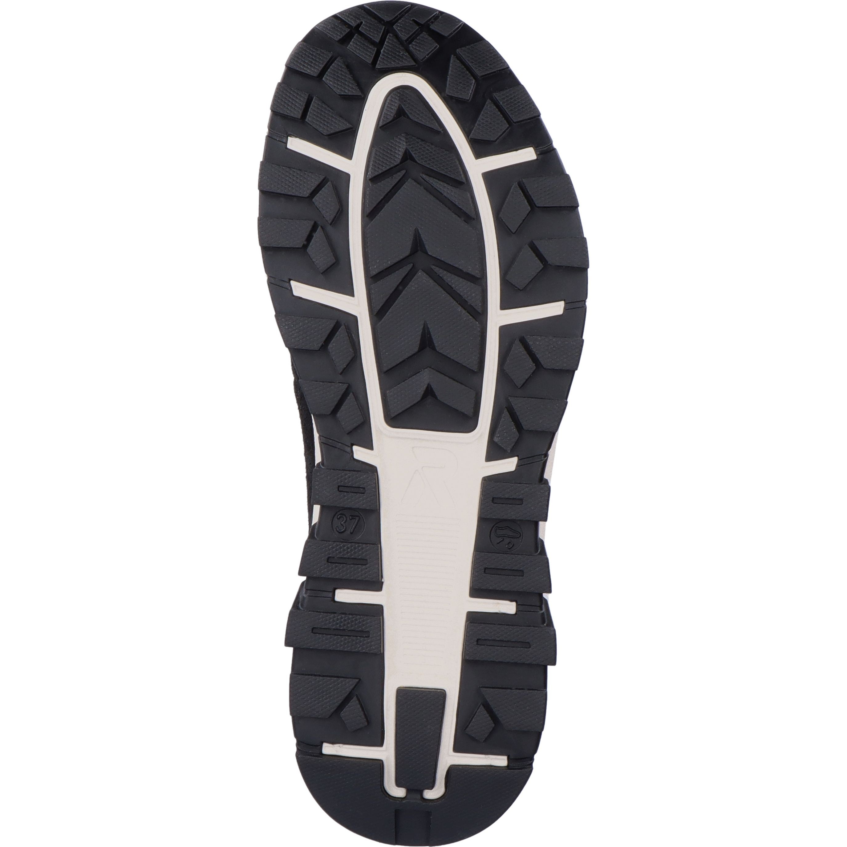 RIEKER Aulinukai moterims, Juoda, BOOTIES 4